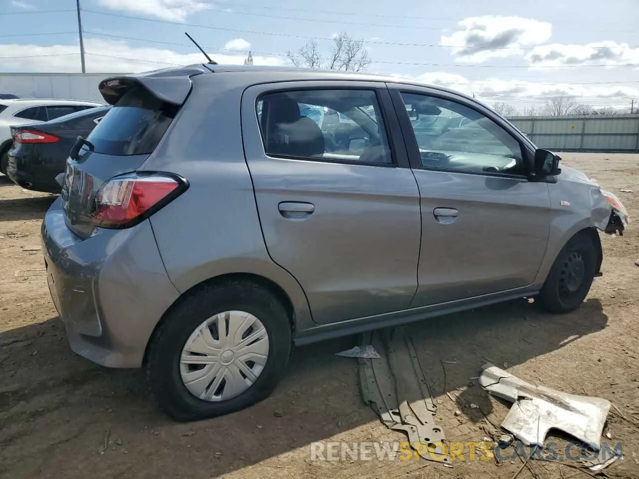 3 Photograph of a damaged car ML32AUHJ5MH002685 MITSUBISHI MIRAGE 2021