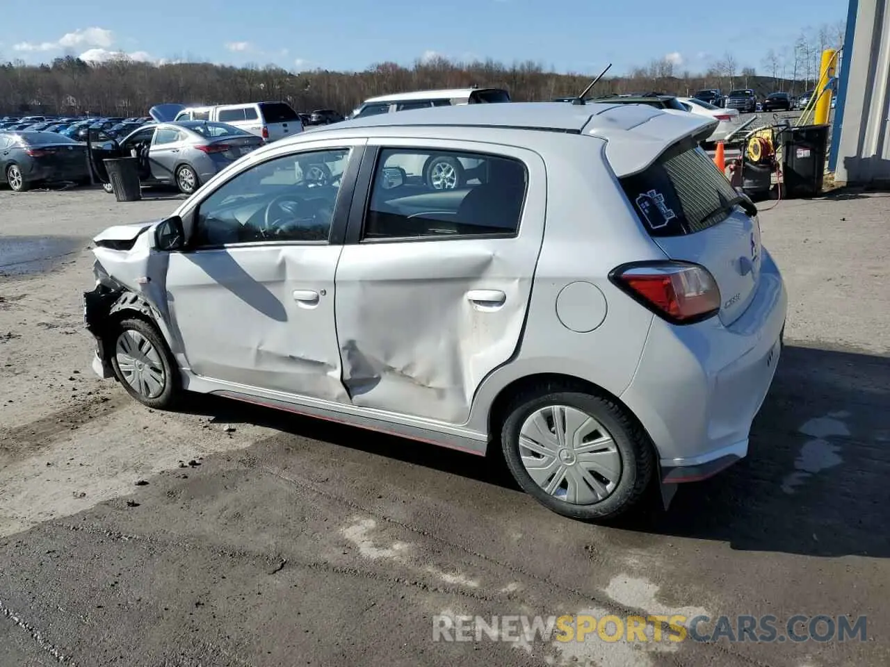 2 Photograph of a damaged car ML32AUHJ5MH004470 MITSUBISHI MIRAGE 2021