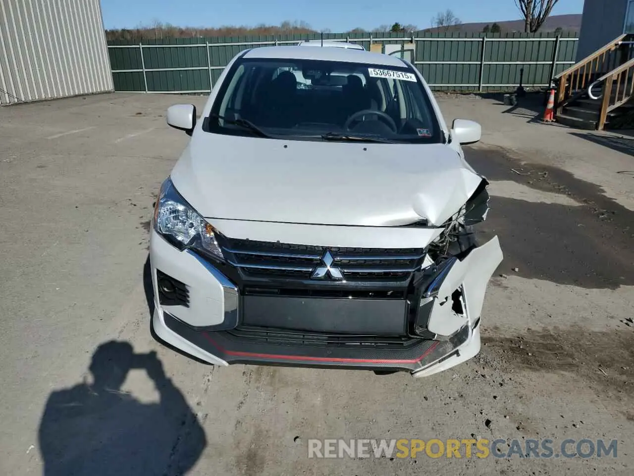 5 Photograph of a damaged car ML32AUHJ5MH004470 MITSUBISHI MIRAGE 2021