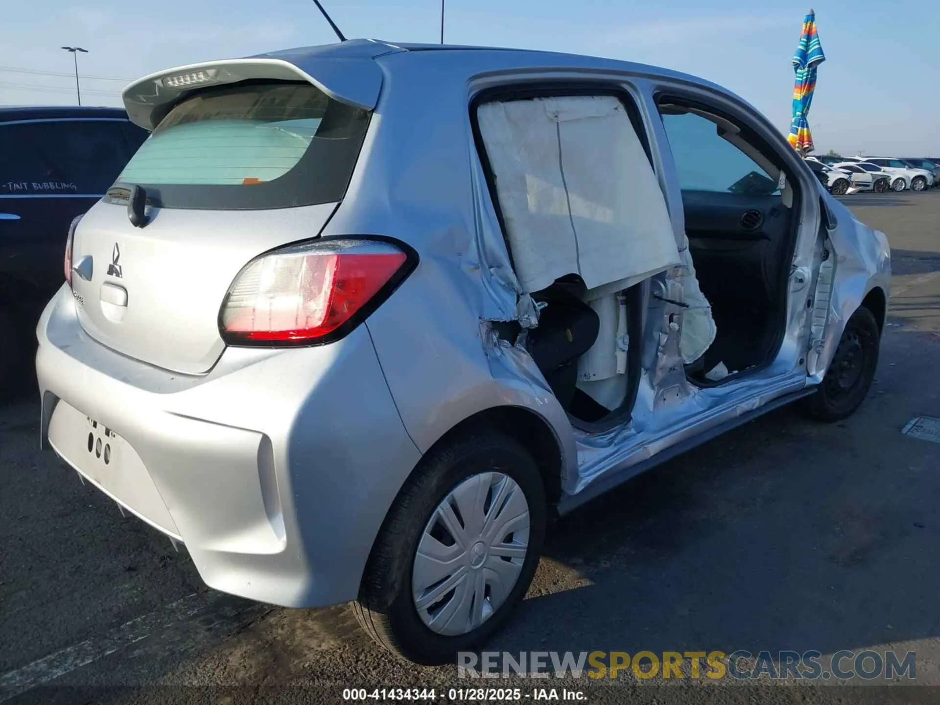 4 Photograph of a damaged car ML32AUHJ5MH005683 MITSUBISHI MIRAGE 2021