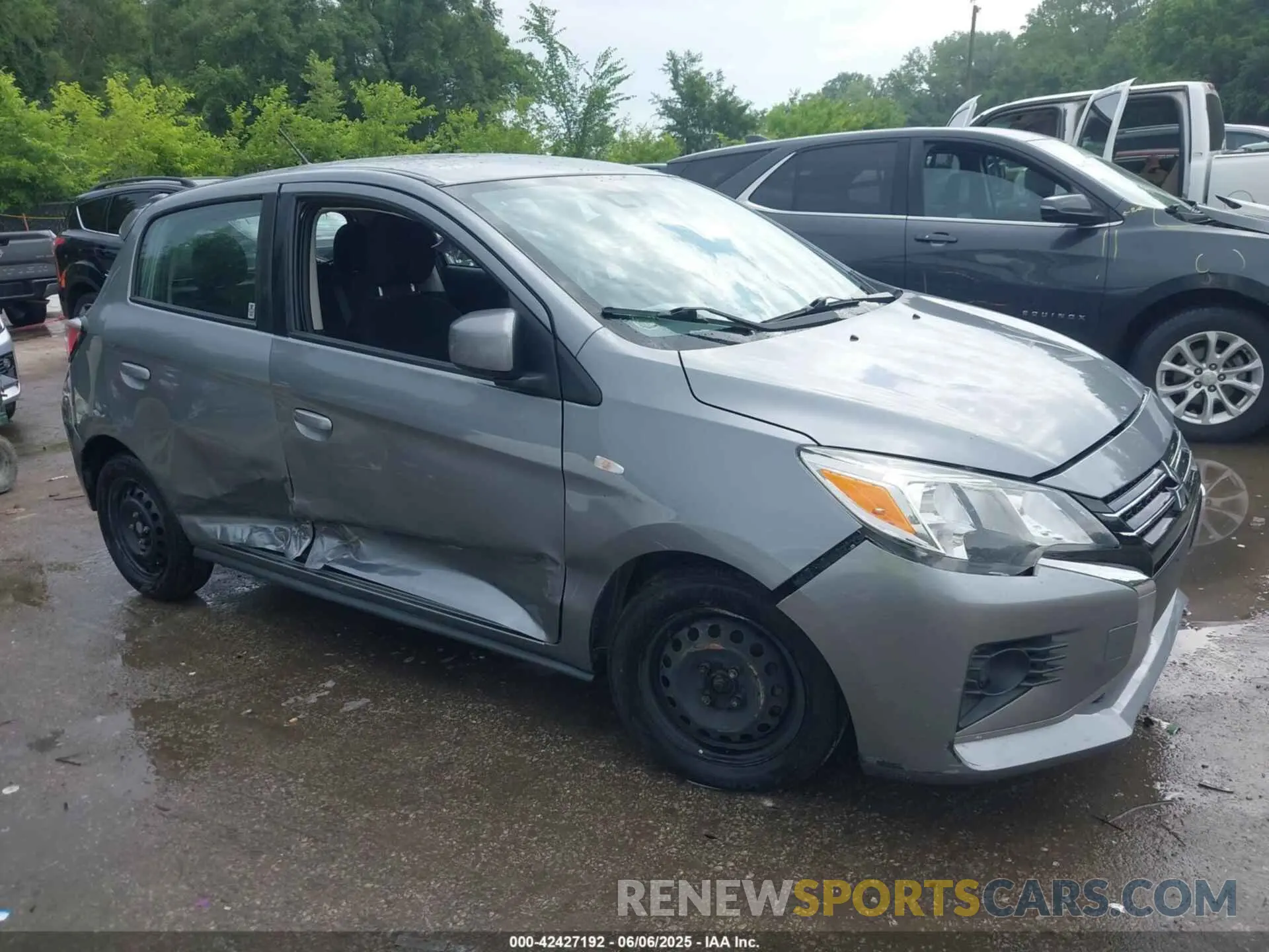 1 Photograph of a damaged car ML32AUHJ5MH006168 MITSUBISHI MIRAGE 2021
