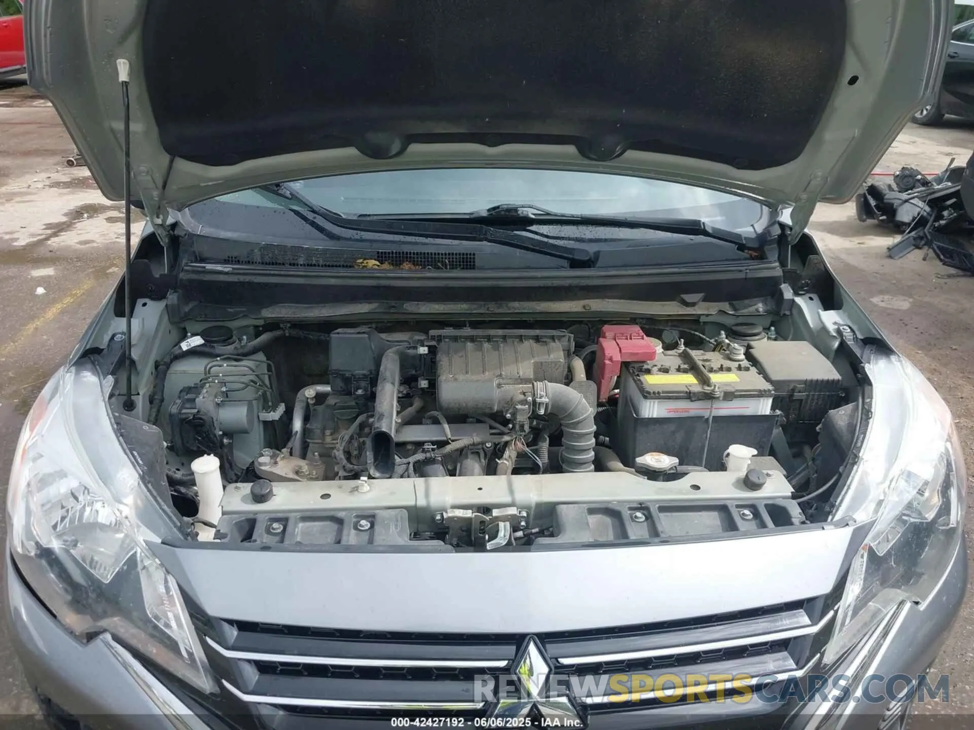 10 Photograph of a damaged car ML32AUHJ5MH006168 MITSUBISHI MIRAGE 2021