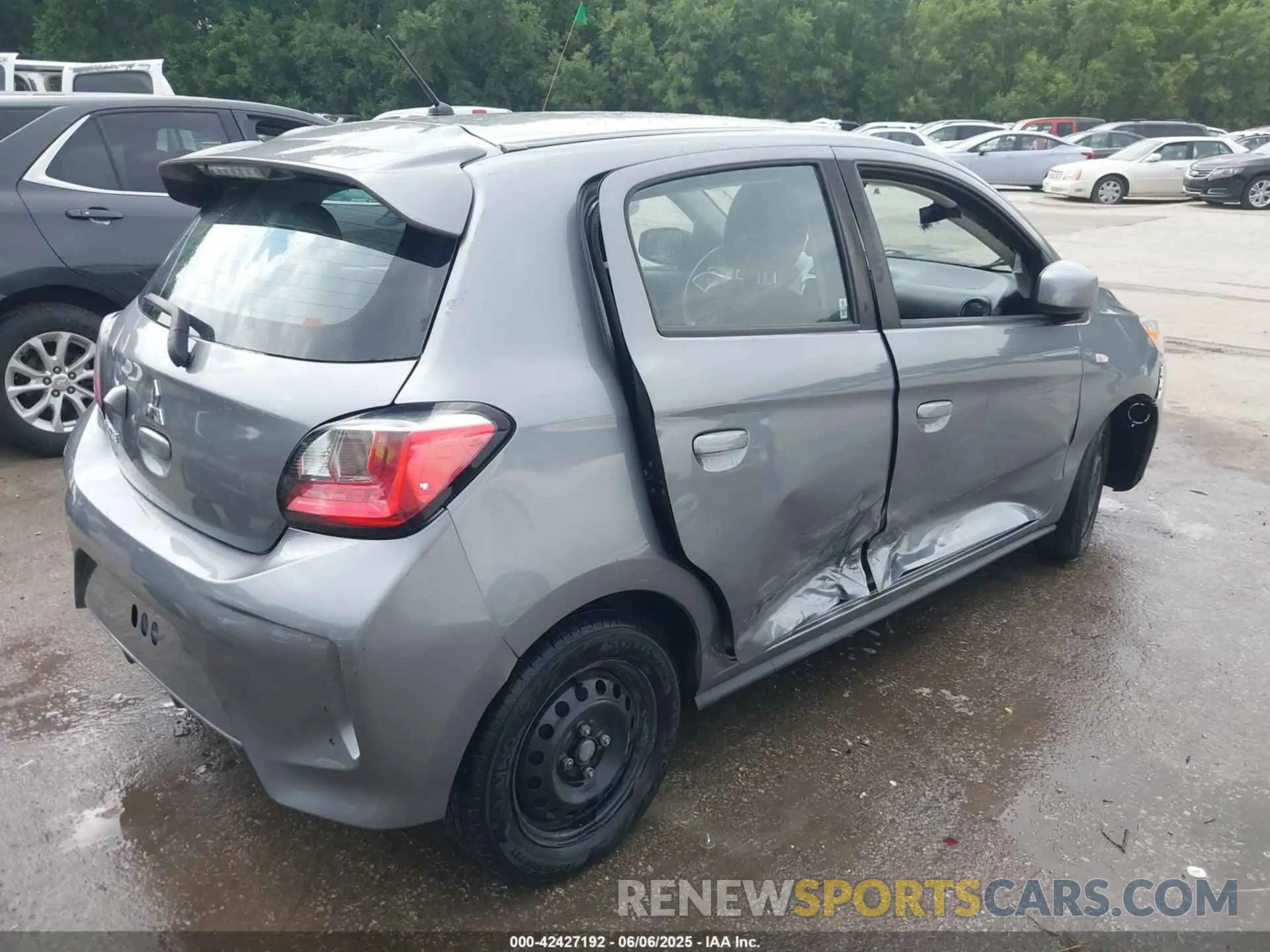 4 Photograph of a damaged car ML32AUHJ5MH006168 MITSUBISHI MIRAGE 2021
