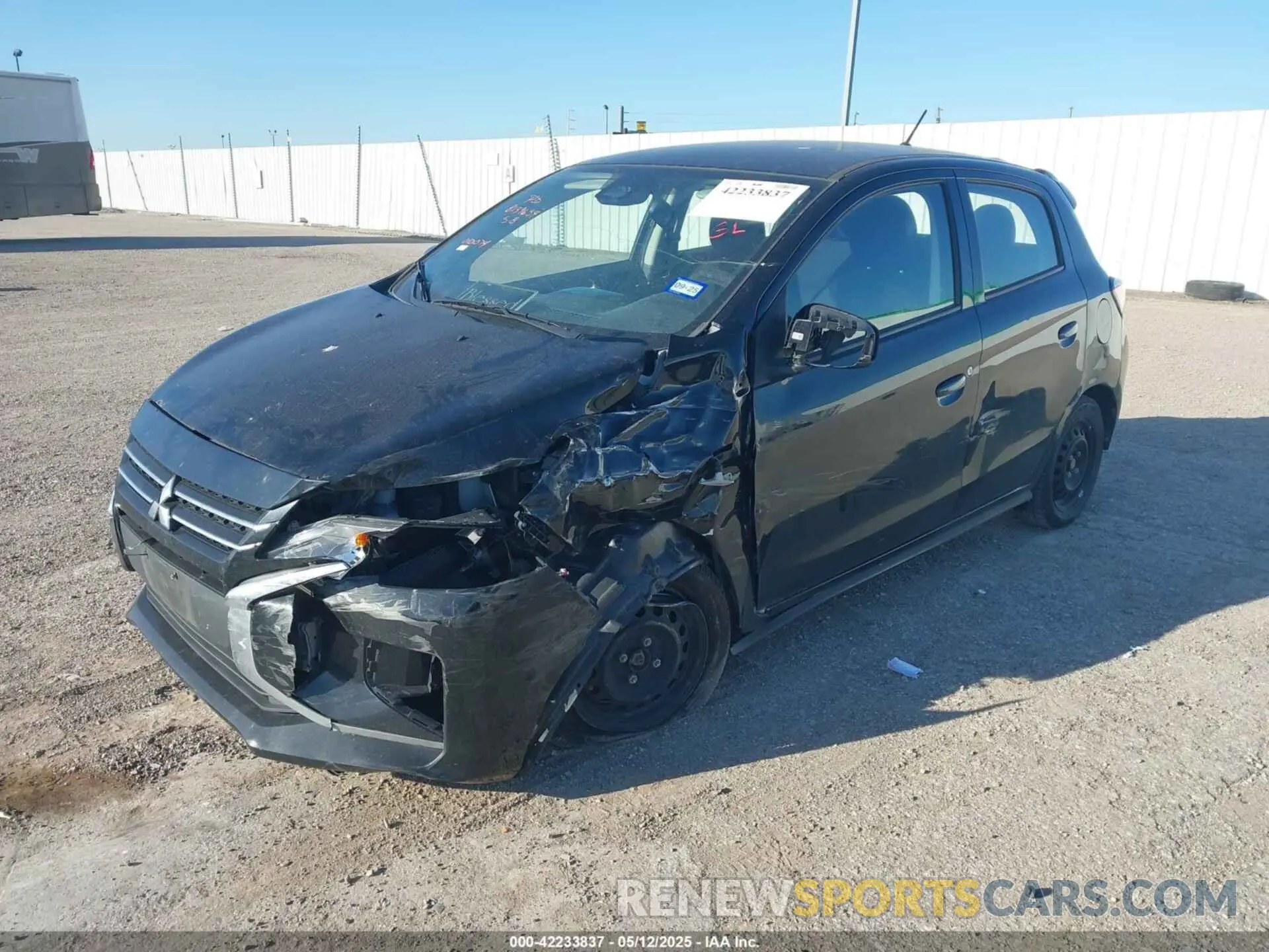 2 Photograph of a damaged car ML32AUHJ5MH010074 MITSUBISHI MIRAGE 2021
