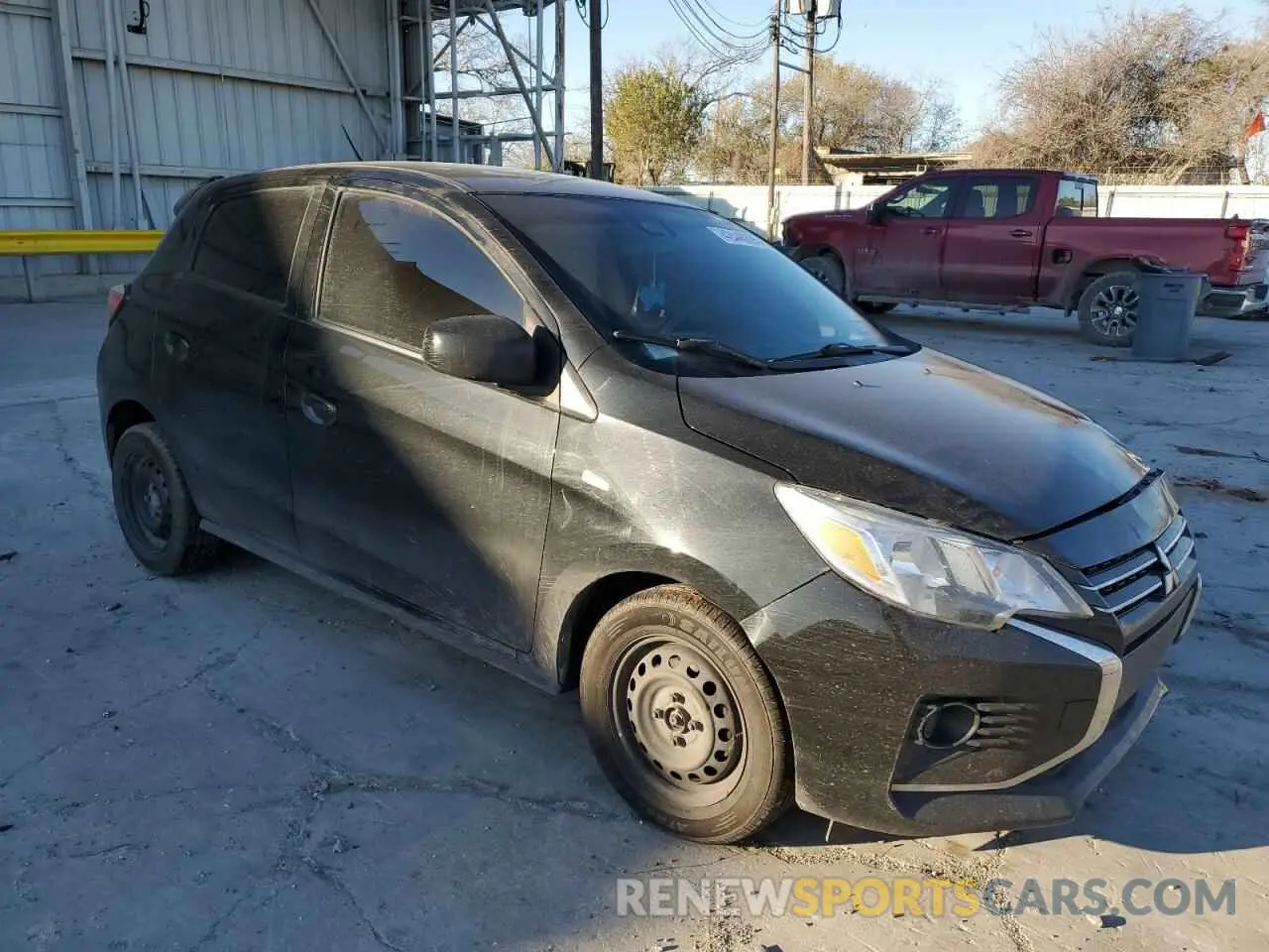 4 Photograph of a damaged car ML32AUHJ5MH010317 MITSUBISHI MIRAGE 2021