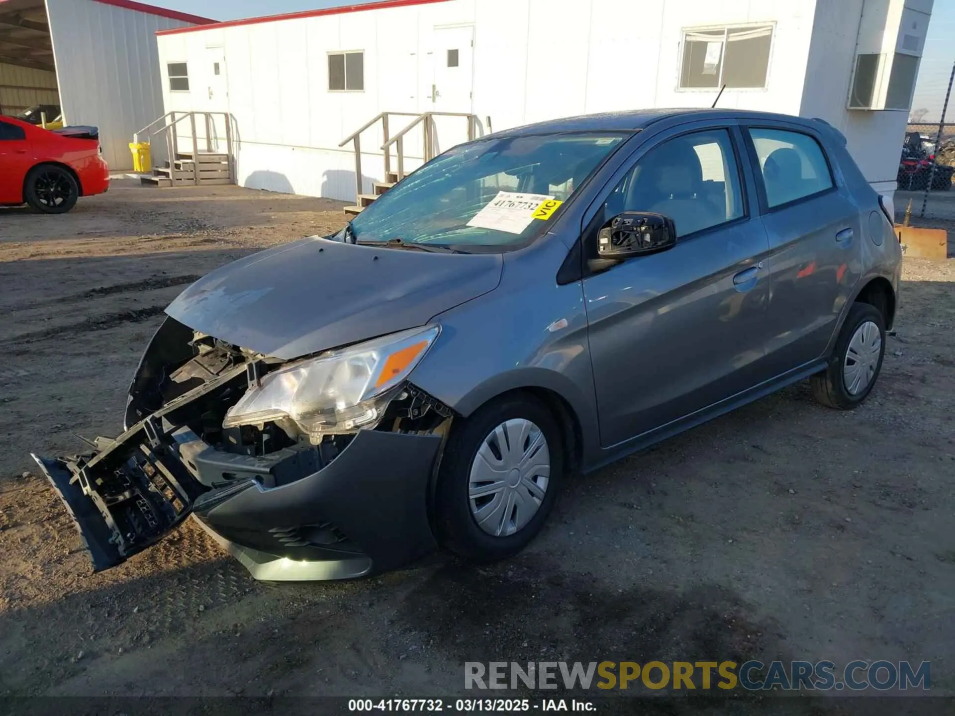 2 Photograph of a damaged car ML32AUHJ5MH010849 MITSUBISHI MIRAGE 2021
