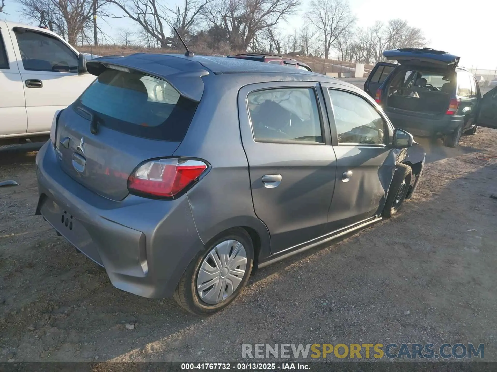 4 Photograph of a damaged car ML32AUHJ5MH010849 MITSUBISHI MIRAGE 2021