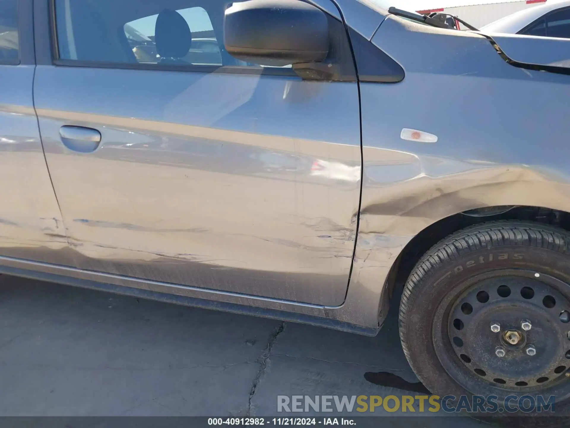 19 Photograph of a damaged car ML32AUHJ5MH012925 MITSUBISHI MIRAGE 2021