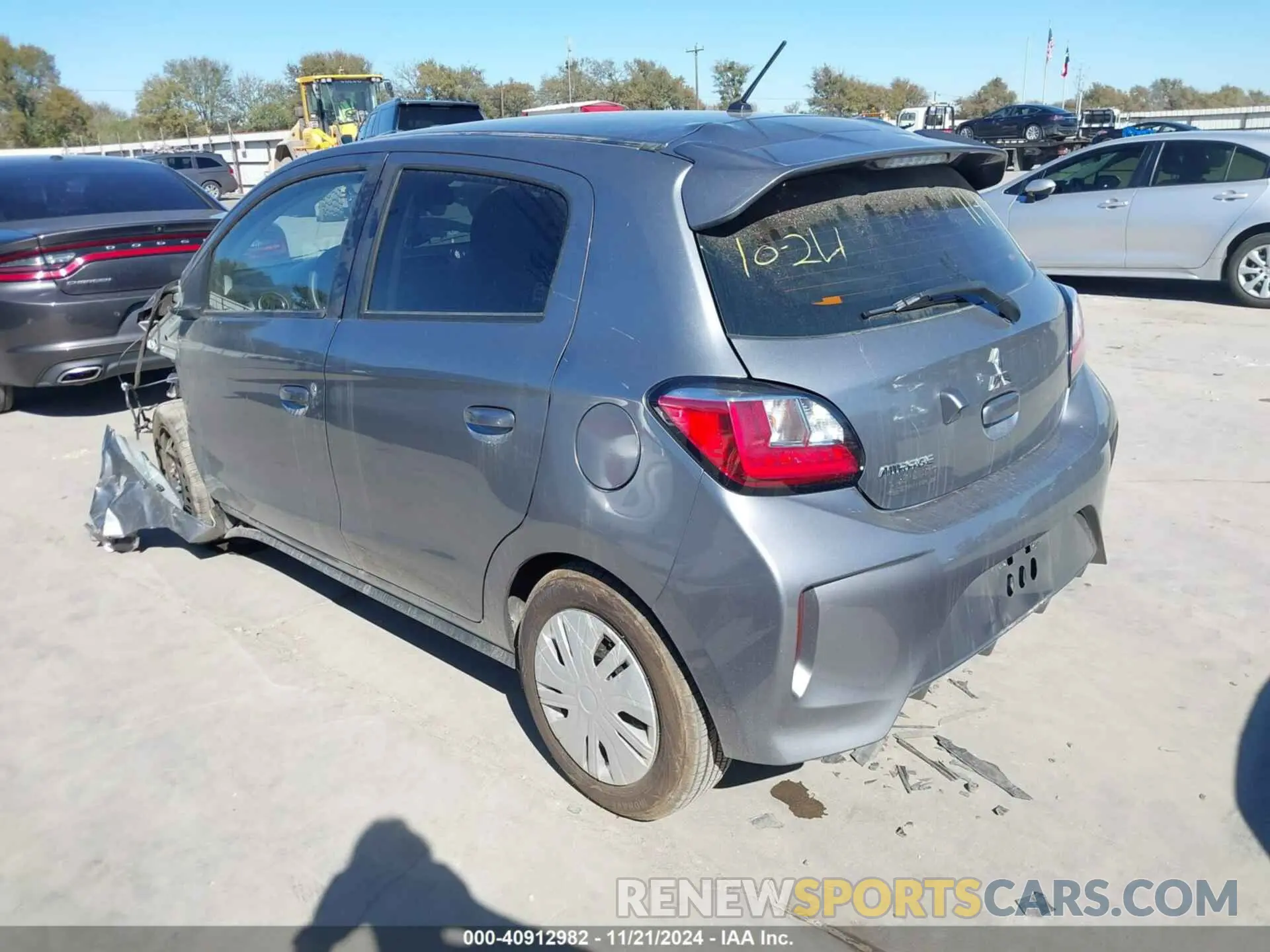 3 Photograph of a damaged car ML32AUHJ5MH012925 MITSUBISHI MIRAGE 2021
