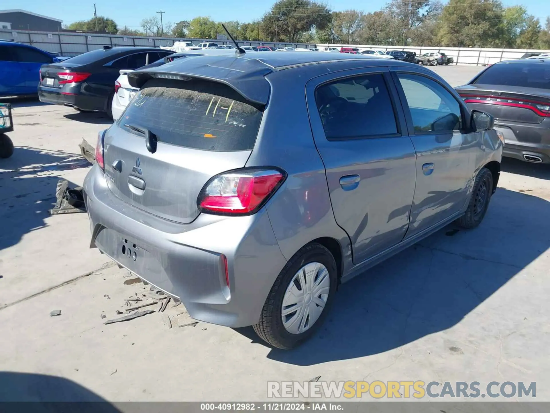 4 Photograph of a damaged car ML32AUHJ5MH012925 MITSUBISHI MIRAGE 2021