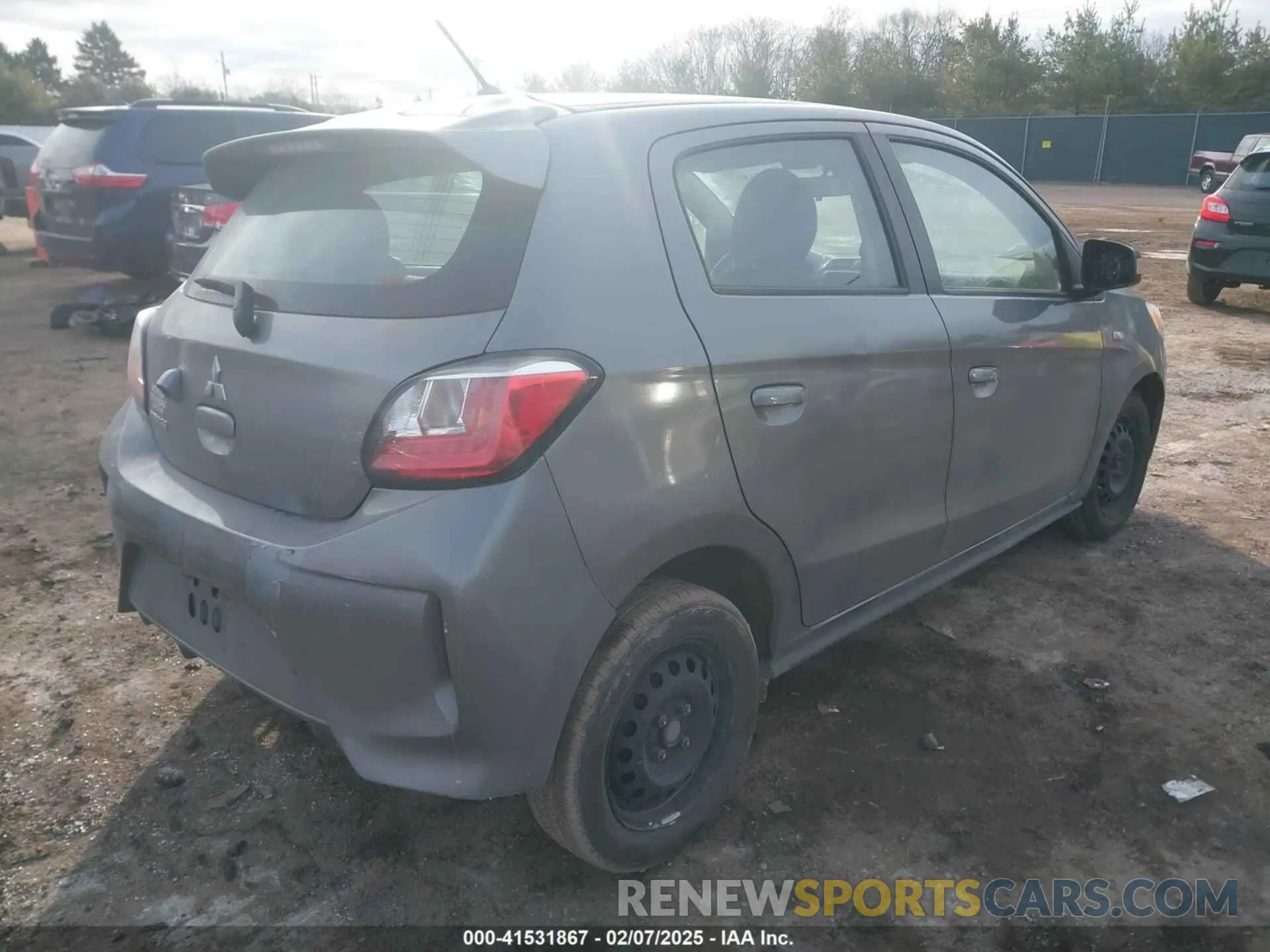 4 Photograph of a damaged car ML32AUHJ6MH004090 MITSUBISHI MIRAGE 2021