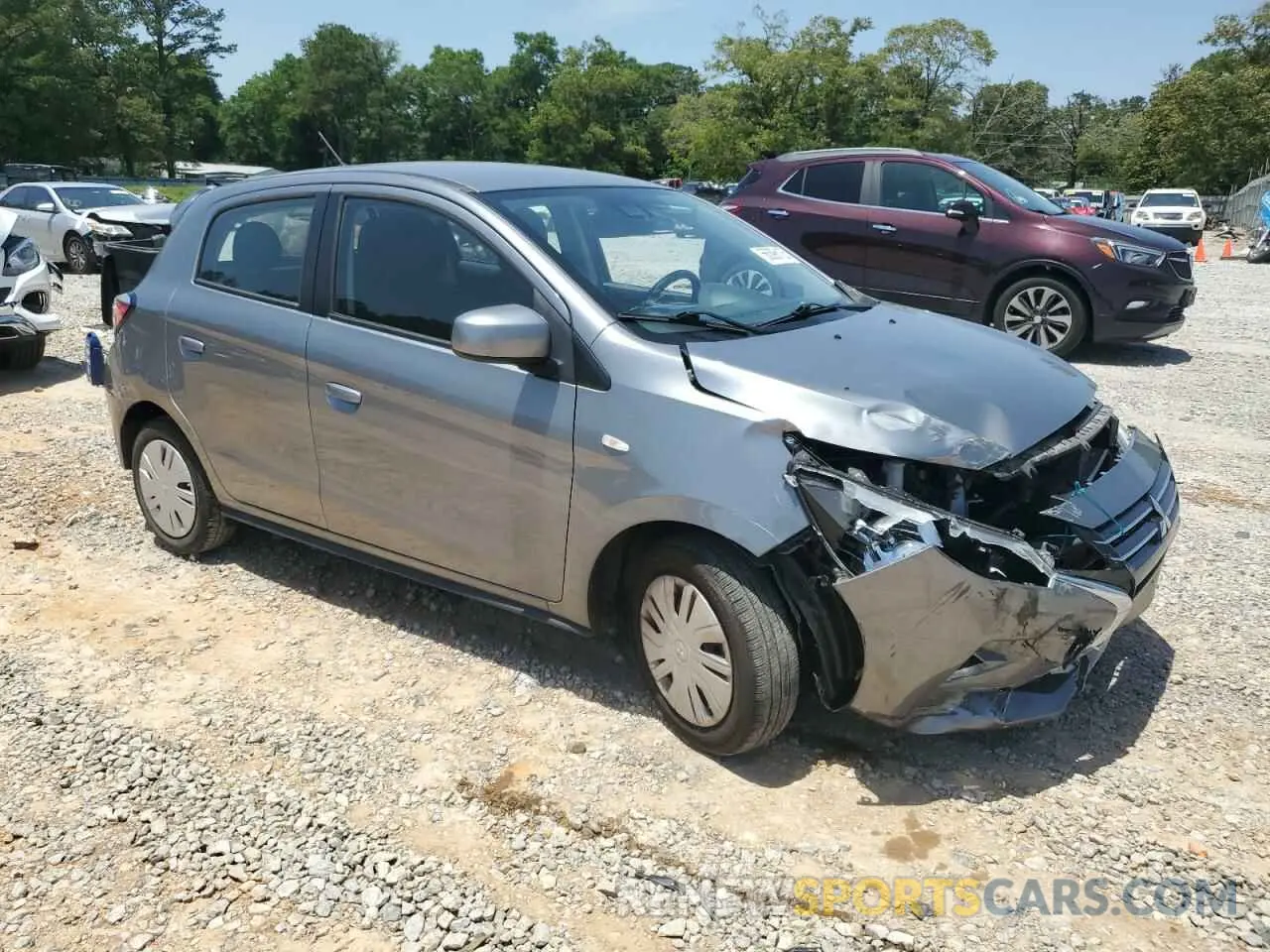 4 Photograph of a damaged car ML32AUHJ6MH006342 MITSUBISHI MIRAGE 2021