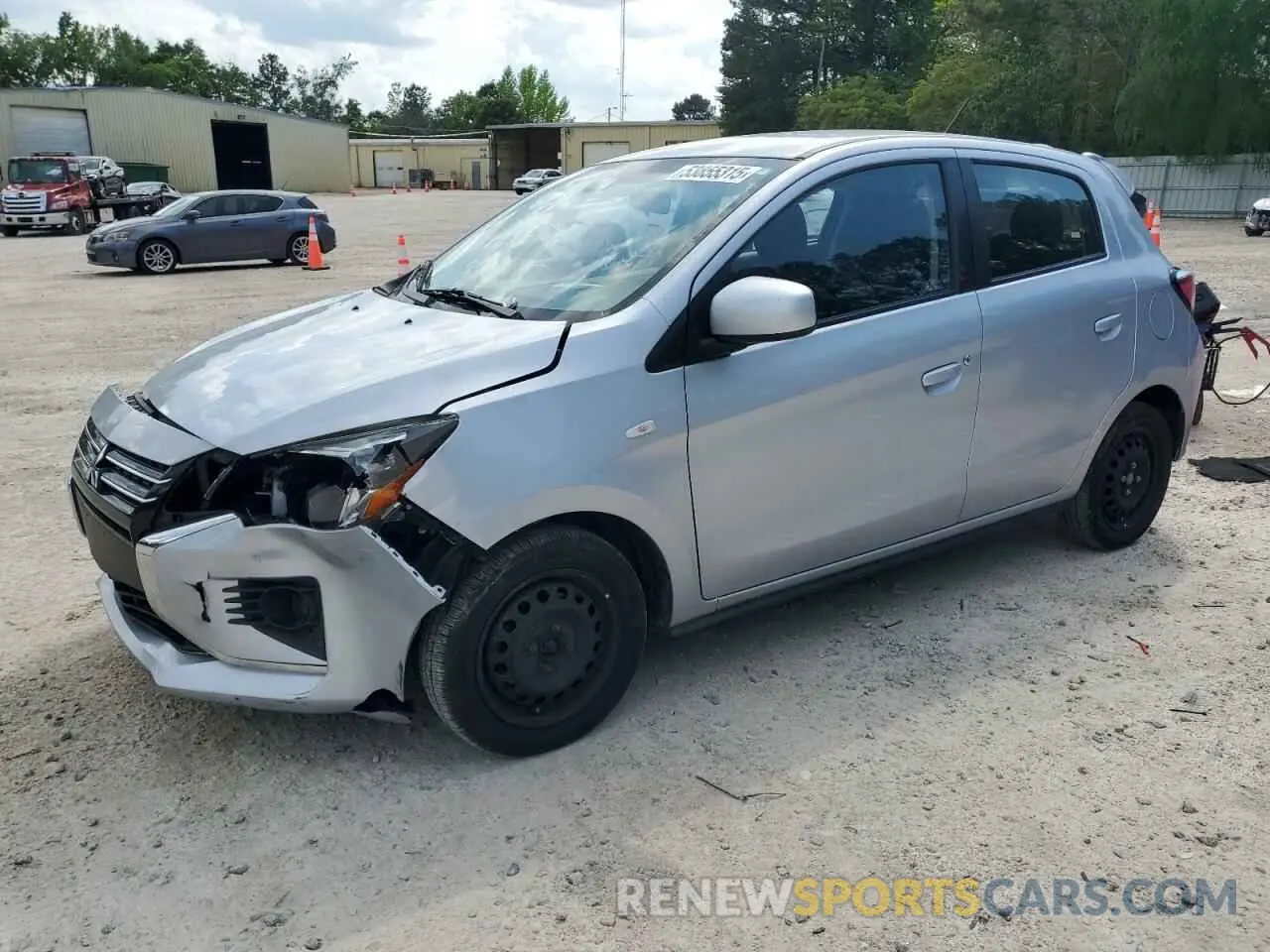 1 Photograph of a damaged car ML32AUHJ6MH010763 MITSUBISHI MIRAGE 2021