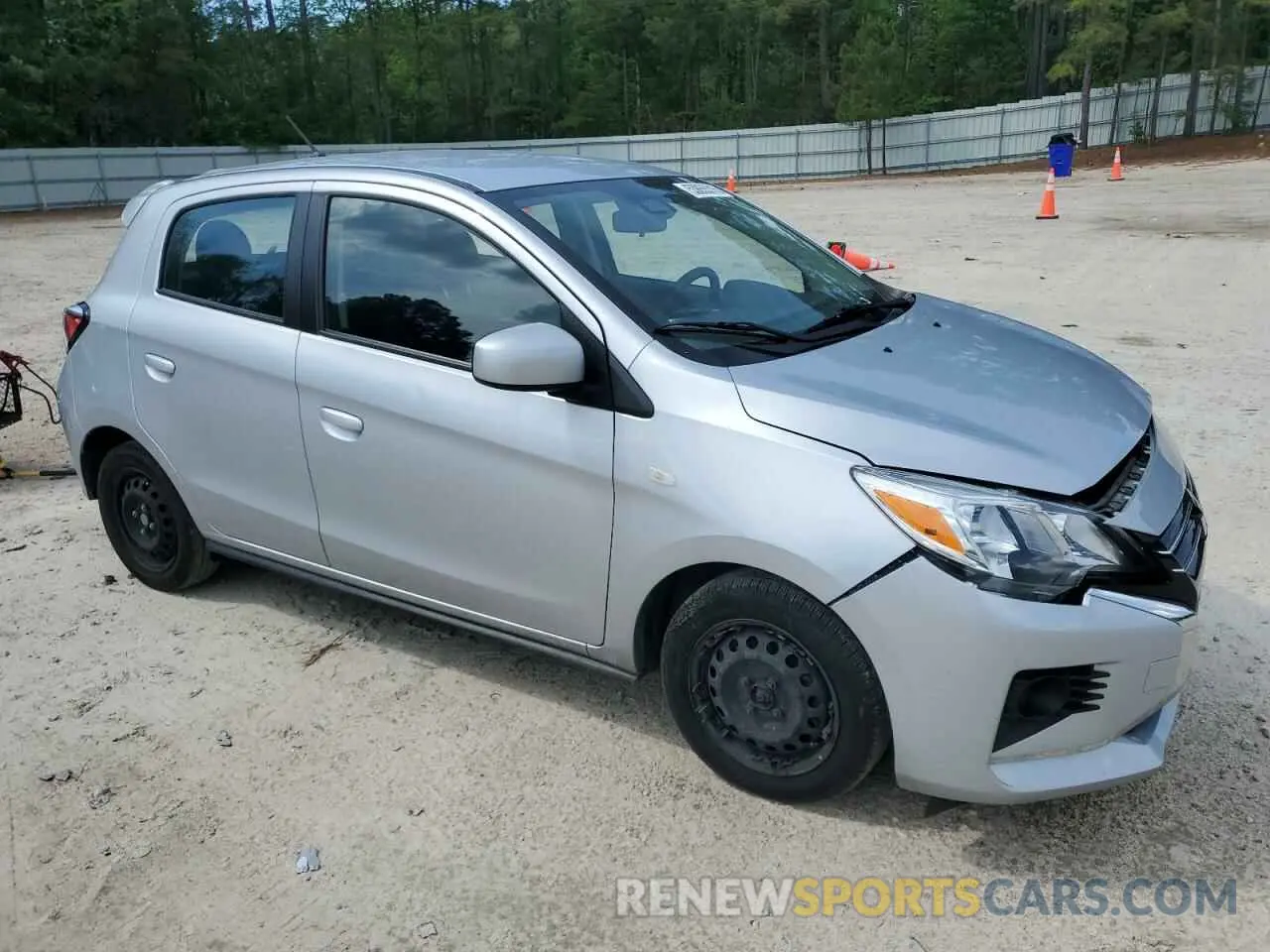 4 Photograph of a damaged car ML32AUHJ6MH010763 MITSUBISHI MIRAGE 2021