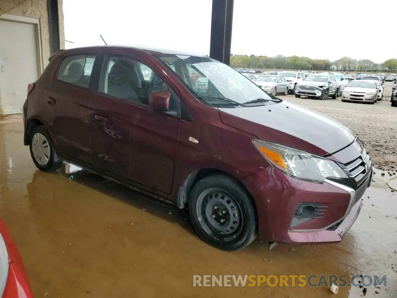 4 Photograph of a damaged car ML32AUHJ6MH011847 MITSUBISHI MIRAGE 2021