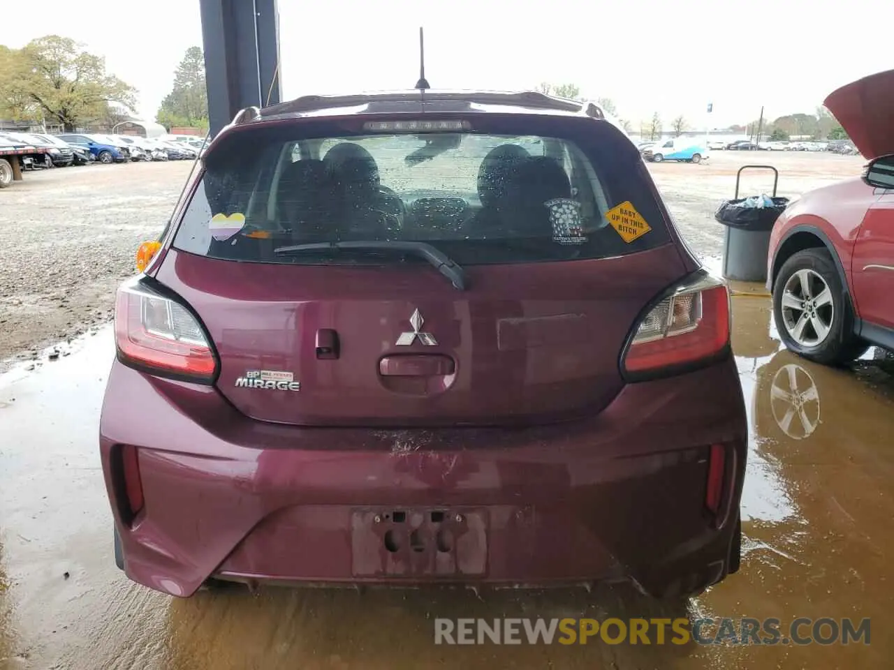 6 Photograph of a damaged car ML32AUHJ6MH011847 MITSUBISHI MIRAGE 2021