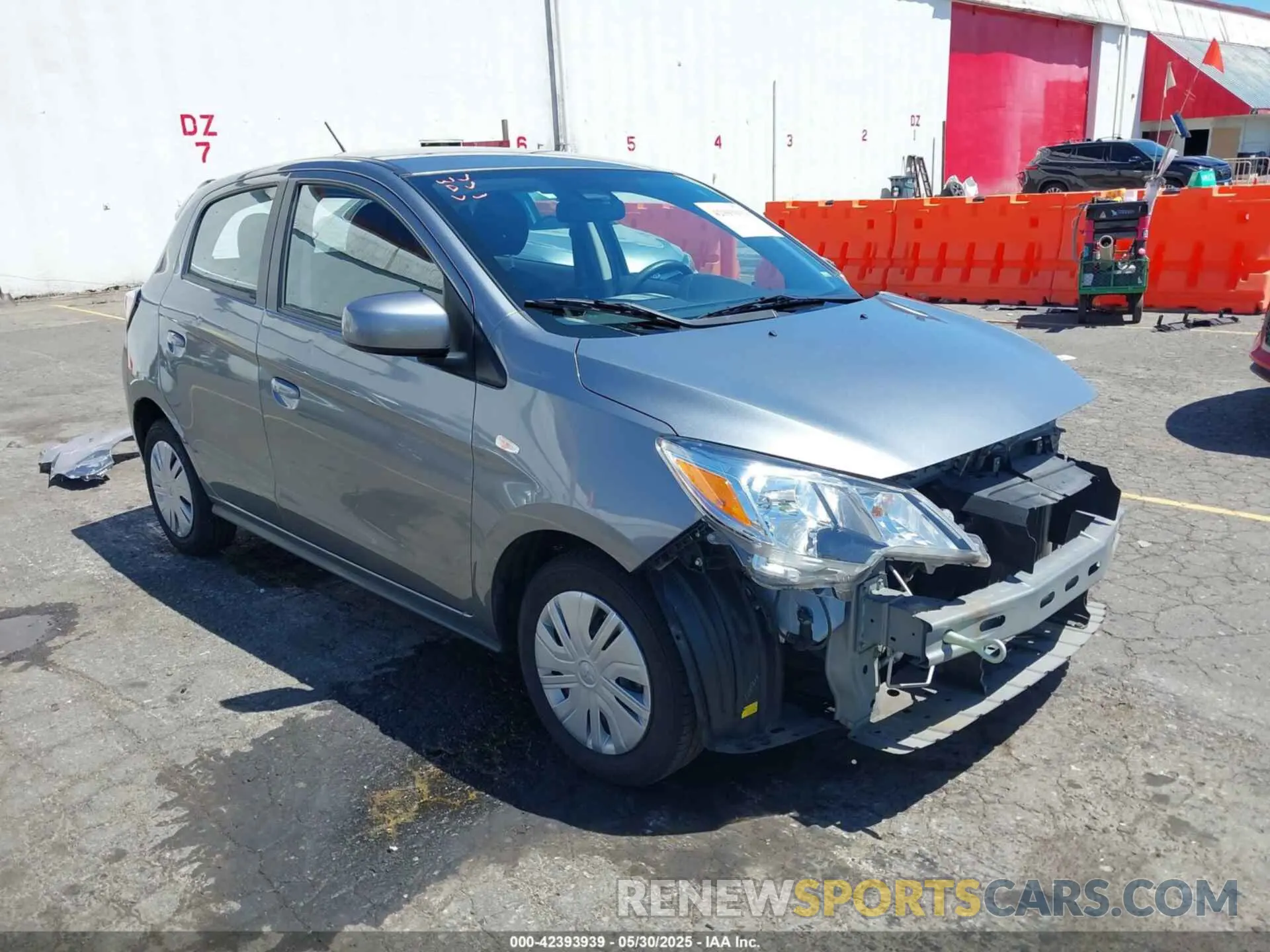 1 Photograph of a damaged car ML32AUHJ6MH014442 MITSUBISHI MIRAGE 2021