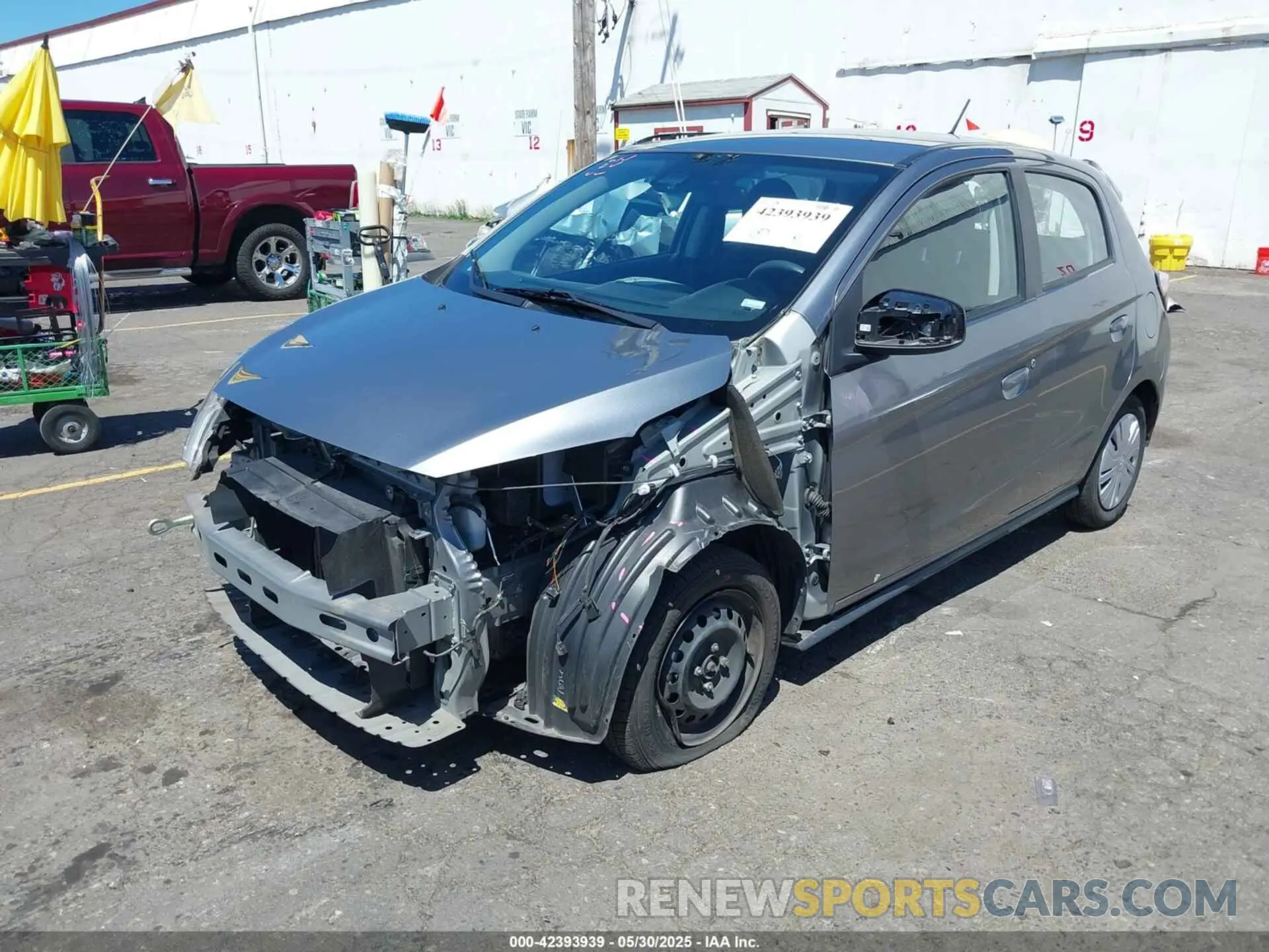 2 Photograph of a damaged car ML32AUHJ6MH014442 MITSUBISHI MIRAGE 2021