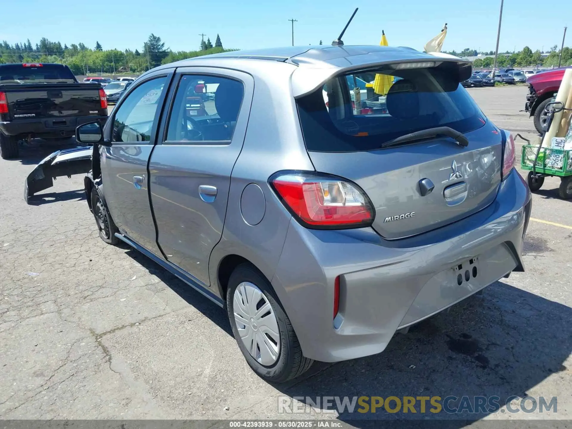 3 Photograph of a damaged car ML32AUHJ6MH014442 MITSUBISHI MIRAGE 2021