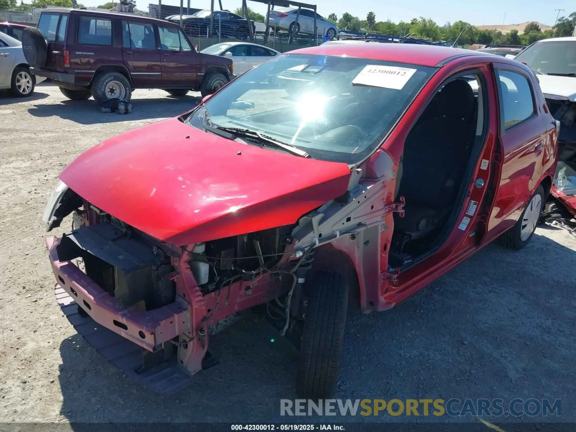 2 Photograph of a damaged car ML32AUHJ7MH003191 MITSUBISHI MIRAGE 2021