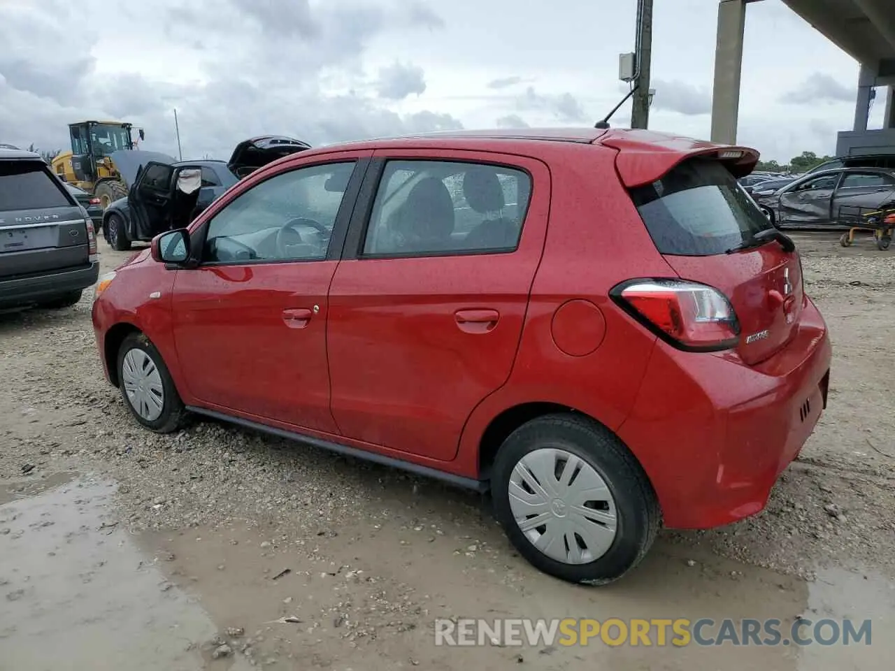 2 Photograph of a damaged car ML32AUHJ7MH004437 MITSUBISHI MIRAGE 2021