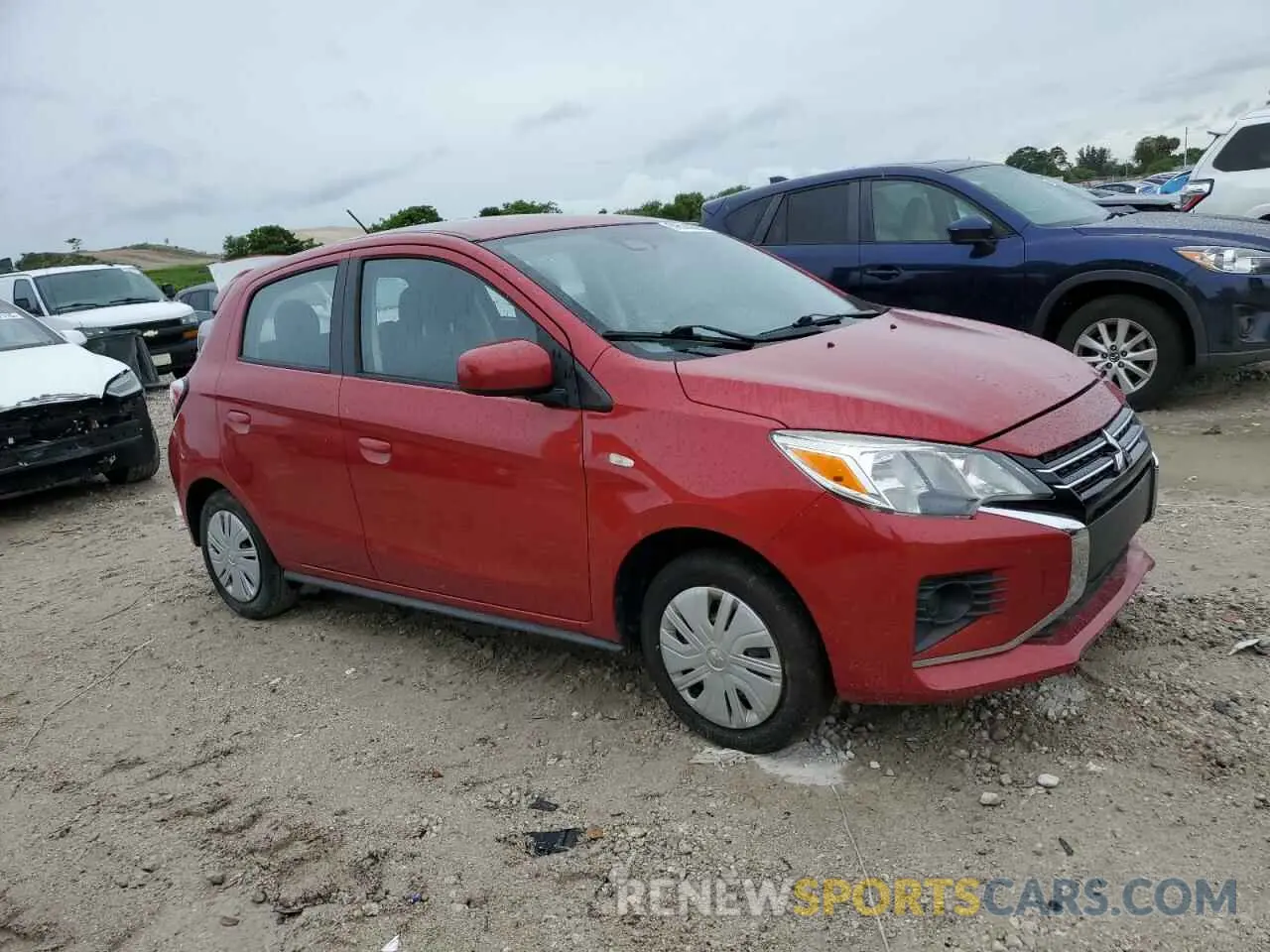 4 Photograph of a damaged car ML32AUHJ7MH004437 MITSUBISHI MIRAGE 2021