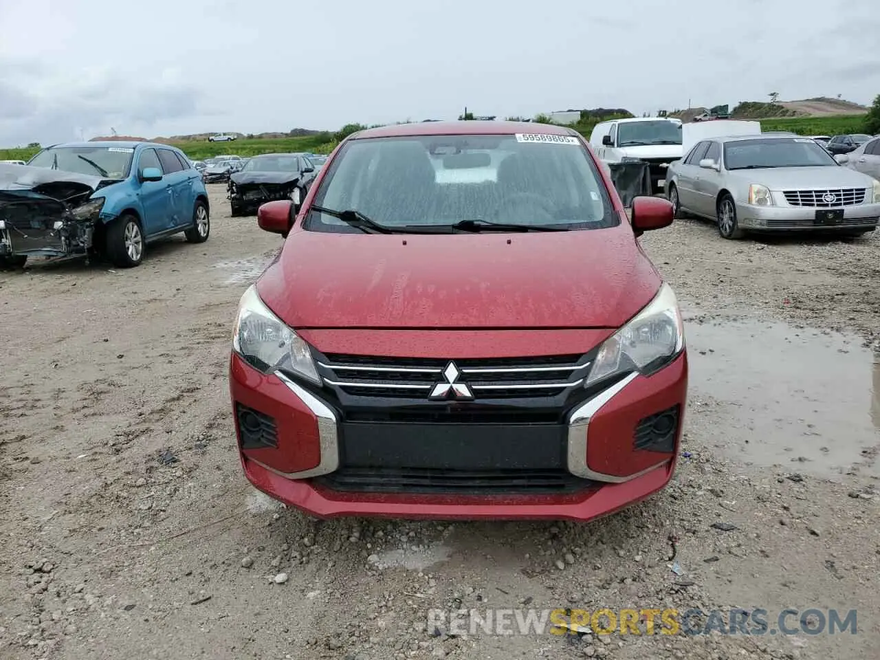 5 Photograph of a damaged car ML32AUHJ7MH004437 MITSUBISHI MIRAGE 2021