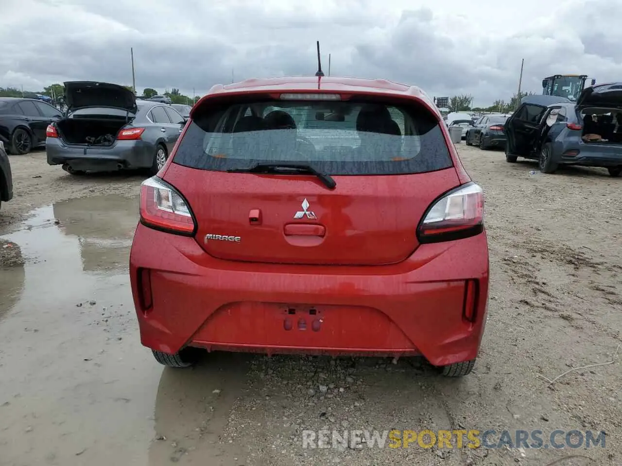 6 Photograph of a damaged car ML32AUHJ7MH004437 MITSUBISHI MIRAGE 2021