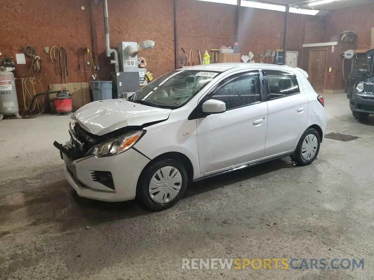 1 Photograph of a damaged car ML32AUHJ7MH004499 MITSUBISHI MIRAGE 2021
