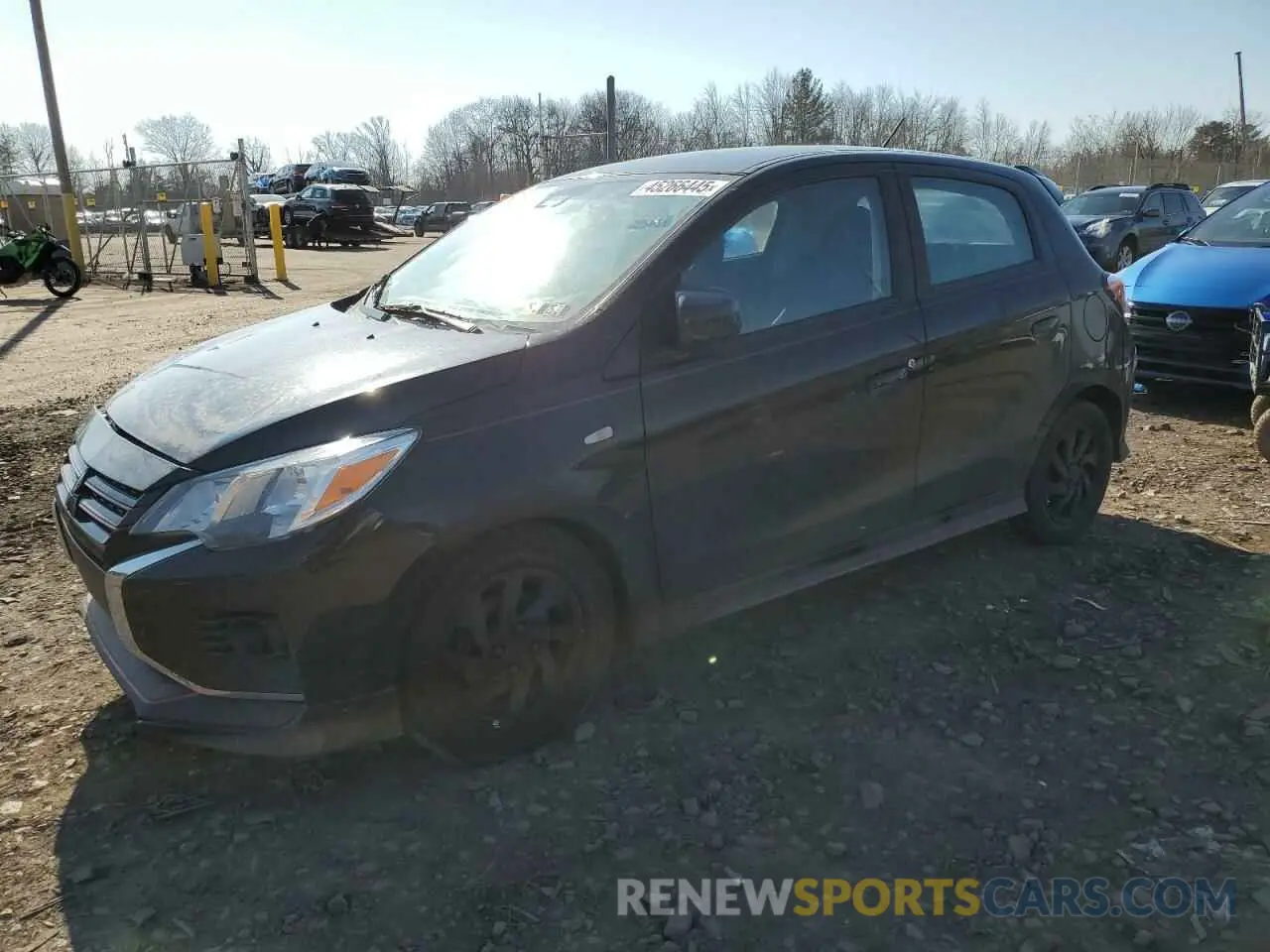1 Photograph of a damaged car ML32AUHJ7MH005152 MITSUBISHI MIRAGE 2021