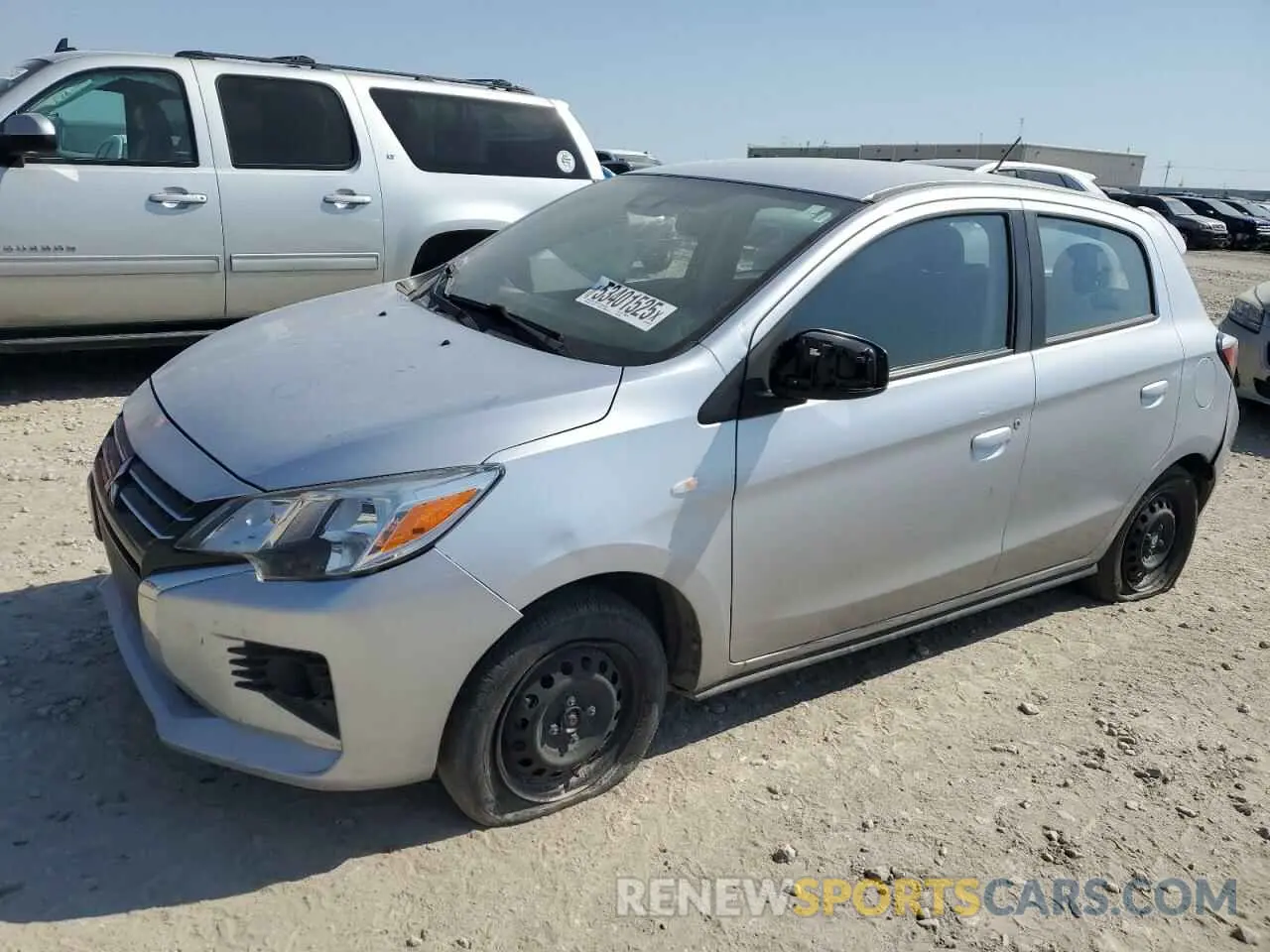 1 Photograph of a damaged car ML32AUHJ7MH006642 MITSUBISHI MIRAGE 2021