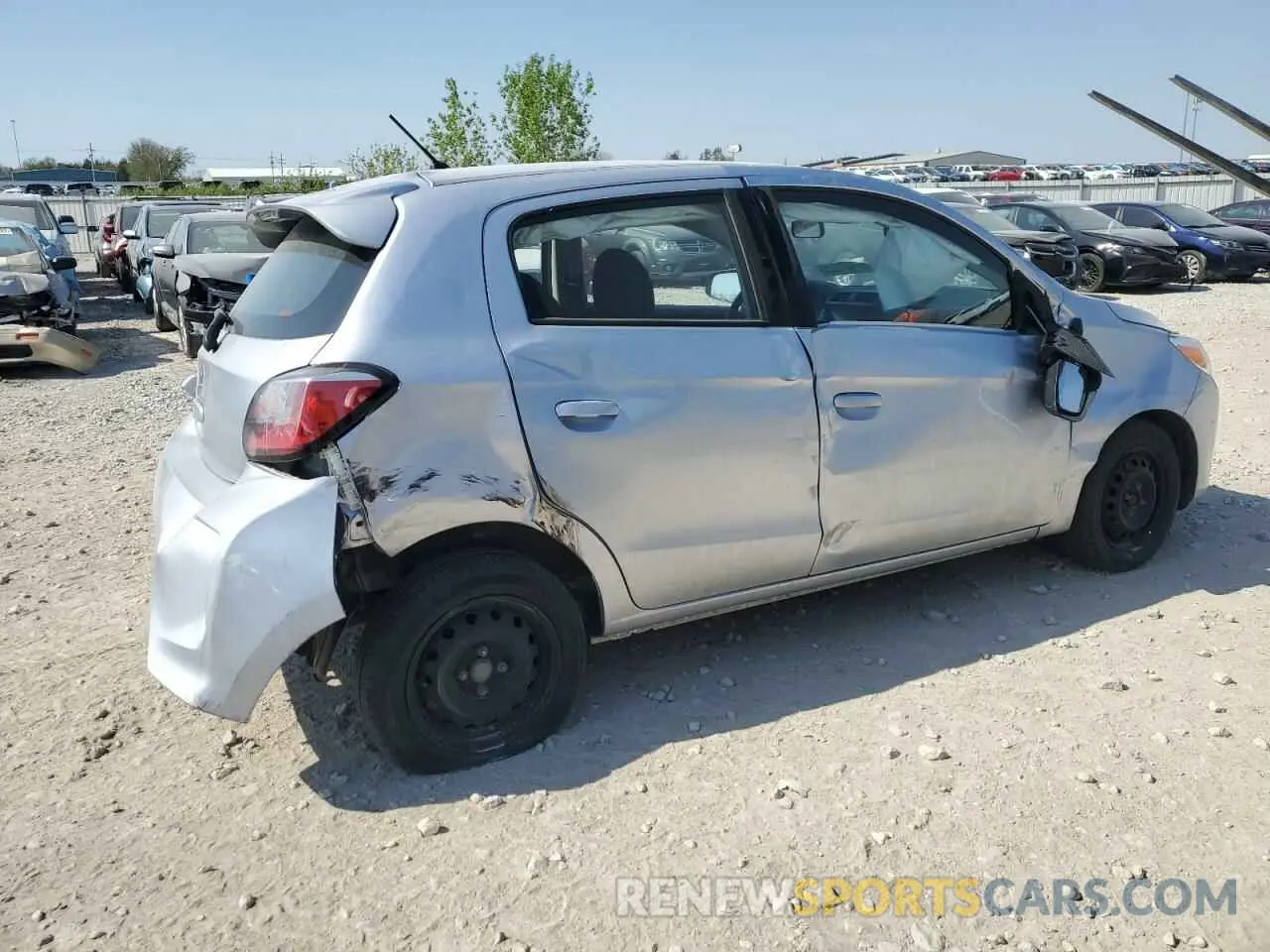 3 Photograph of a damaged car ML32AUHJ7MH006642 MITSUBISHI MIRAGE 2021