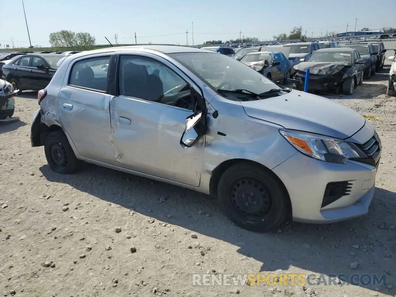 4 Photograph of a damaged car ML32AUHJ7MH006642 MITSUBISHI MIRAGE 2021