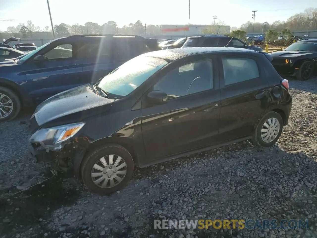 1 Photograph of a damaged car ML32AUHJ7MH006754 MITSUBISHI MIRAGE 2021