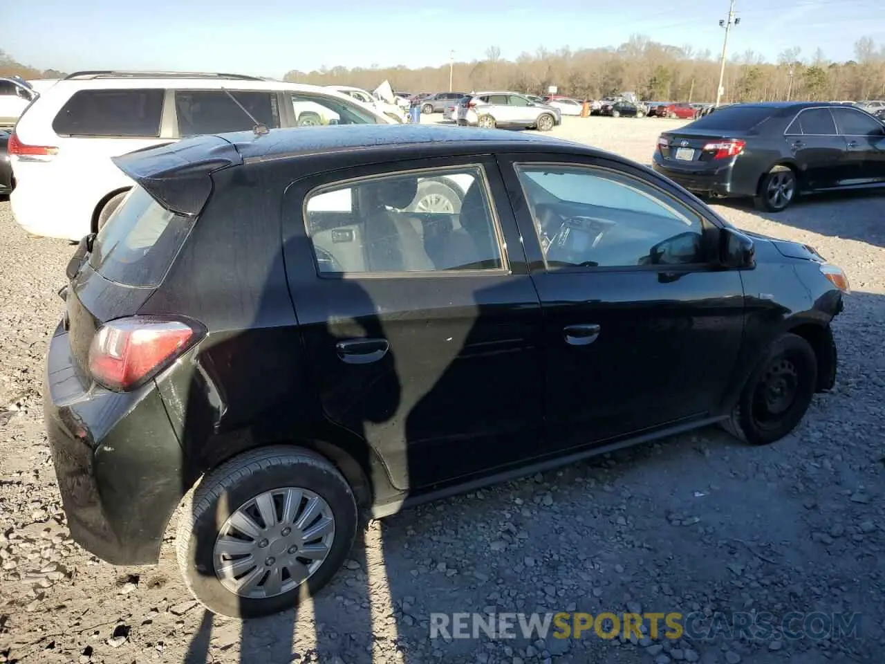 3 Photograph of a damaged car ML32AUHJ7MH006754 MITSUBISHI MIRAGE 2021