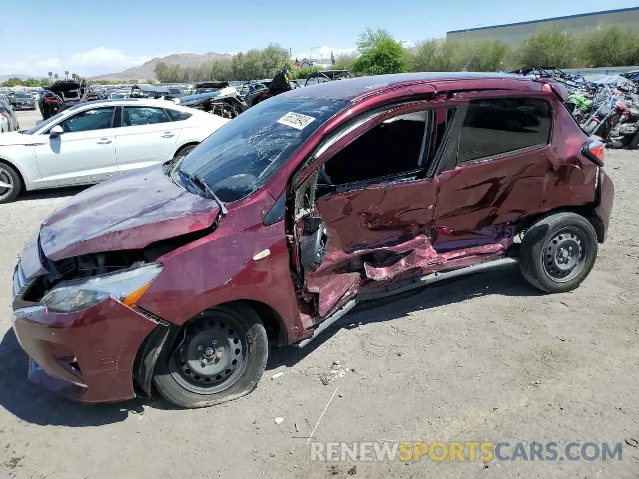 1 Photograph of a damaged car ML32AUHJ7MH007810 MITSUBISHI MIRAGE 2021