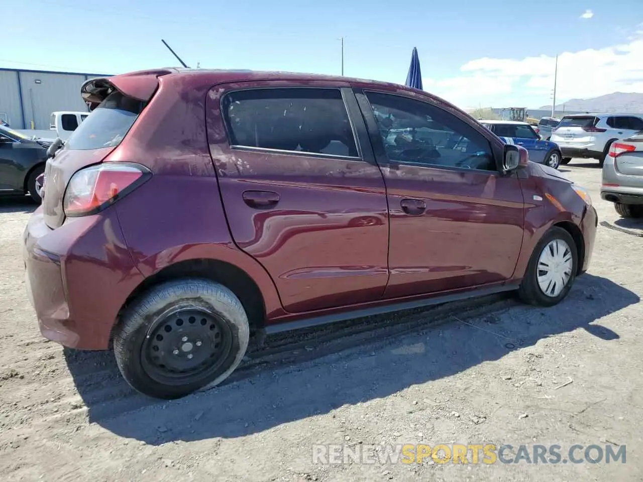 3 Photograph of a damaged car ML32AUHJ7MH007810 MITSUBISHI MIRAGE 2021