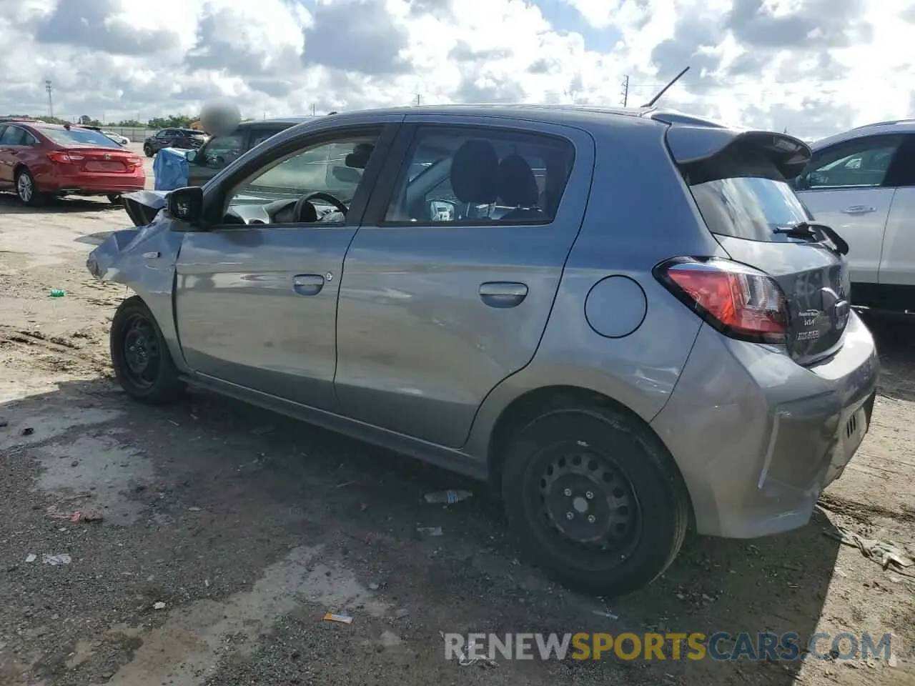 2 Photograph of a damaged car ML32AUHJ7MH008519 MITSUBISHI MIRAGE 2021