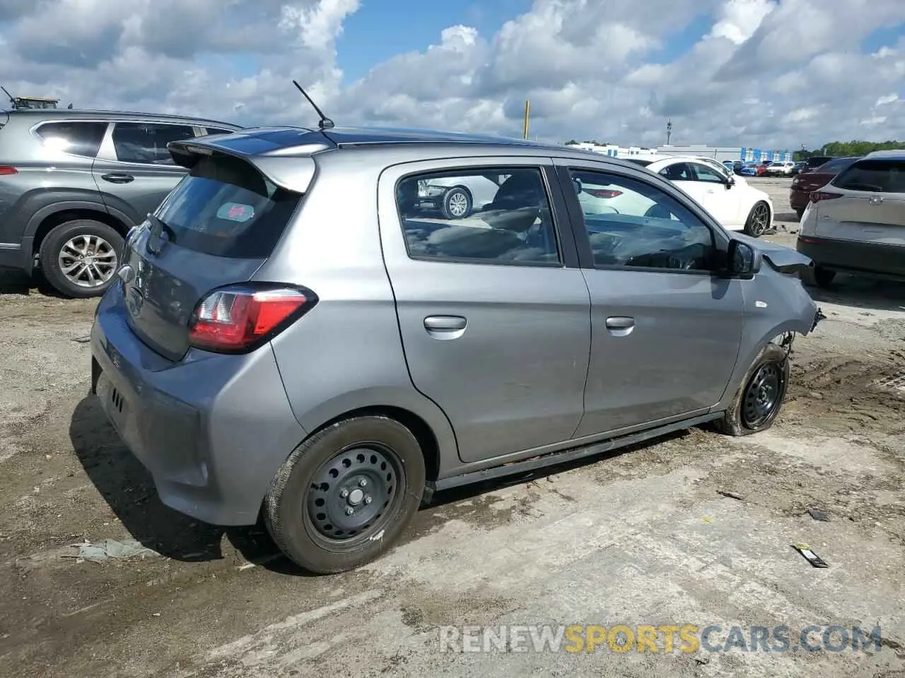 3 Photograph of a damaged car ML32AUHJ7MH008519 MITSUBISHI MIRAGE 2021