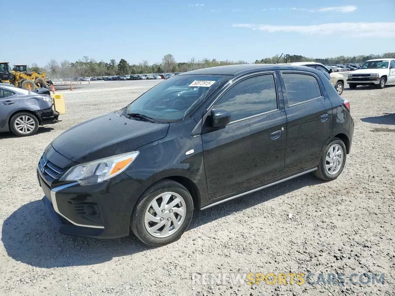 1 Photograph of a damaged car ML32AUHJ7MH009881 MITSUBISHI MIRAGE 2021