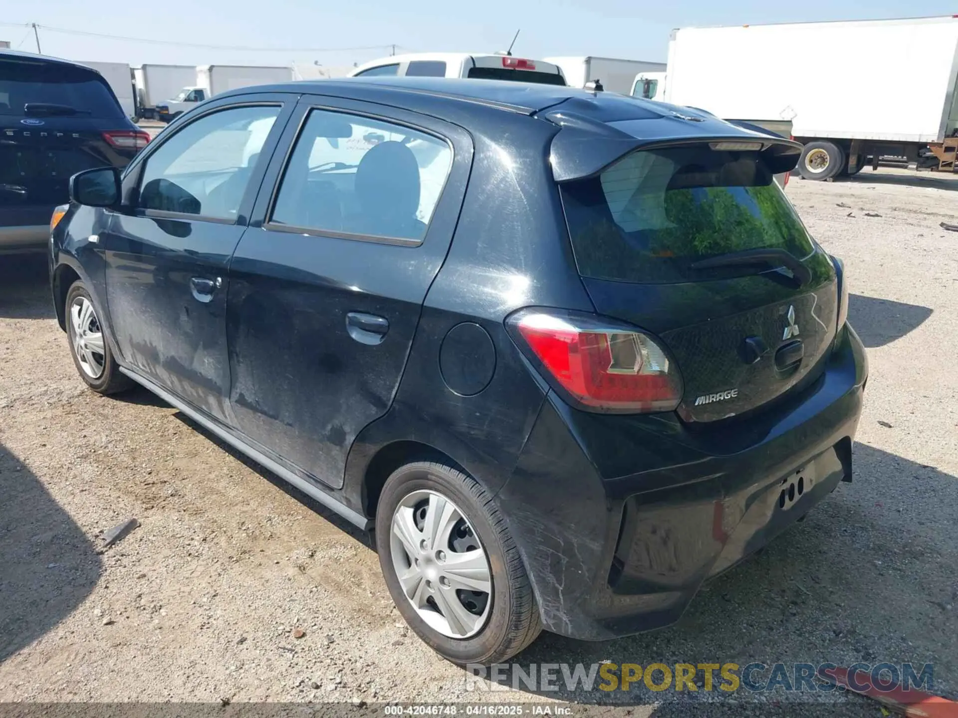 3 Photograph of a damaged car ML32AUHJ7MH010724 MITSUBISHI MIRAGE 2021