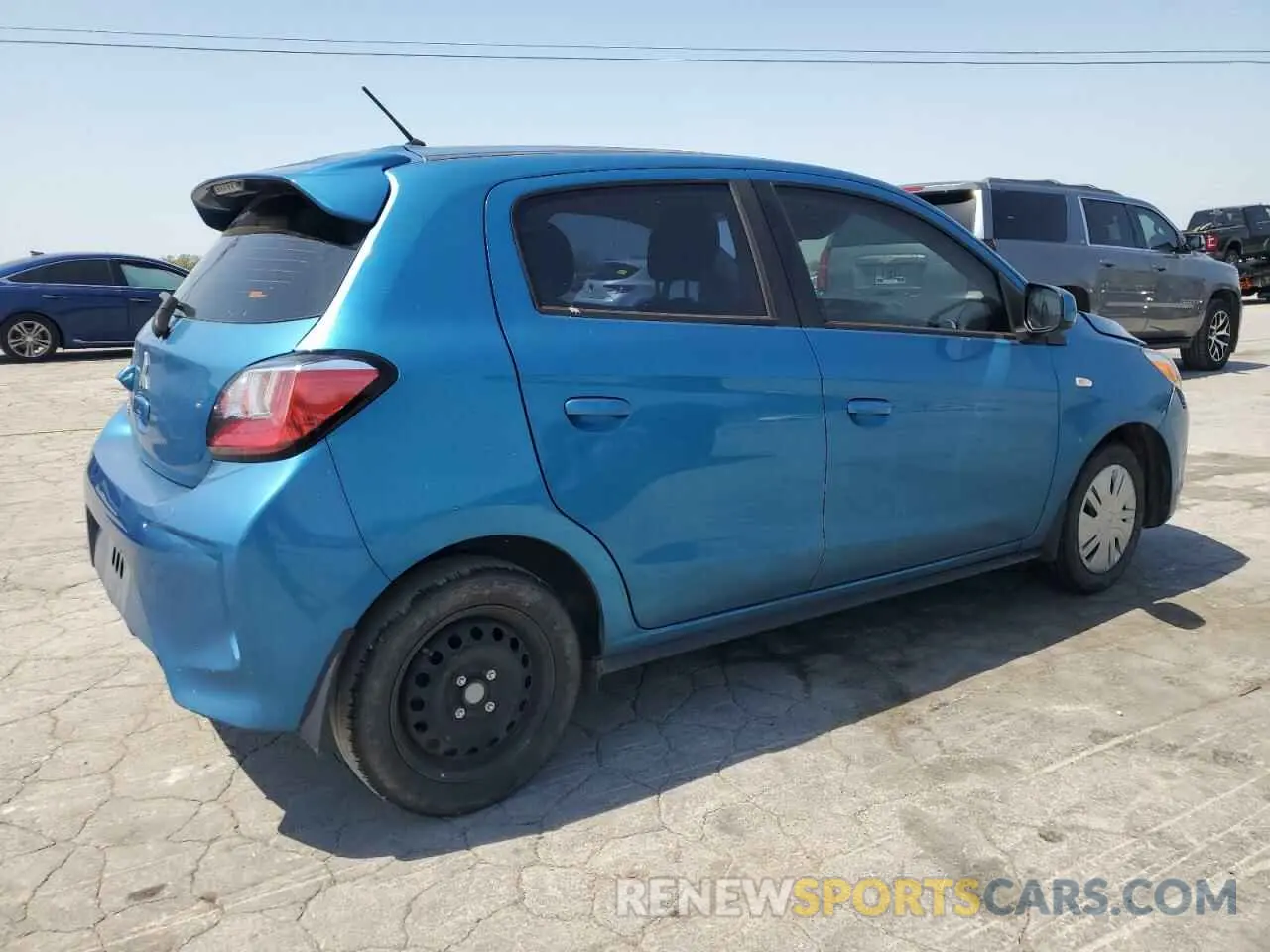 3 Photograph of a damaged car ML32AUHJ7MH011372 MITSUBISHI MIRAGE 2021
