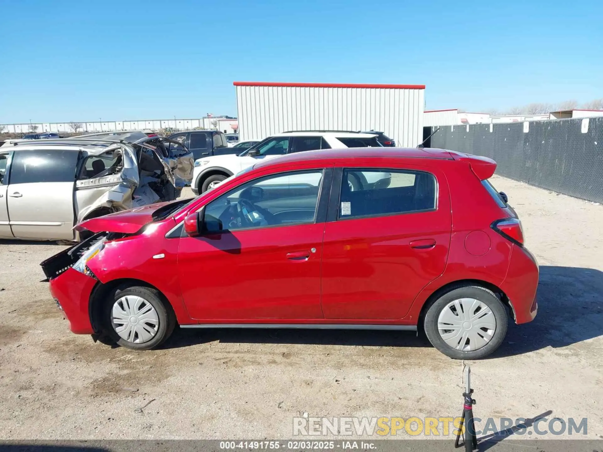 14 Photograph of a damaged car ML32AUHJ7MH012926 MITSUBISHI MIRAGE 2021