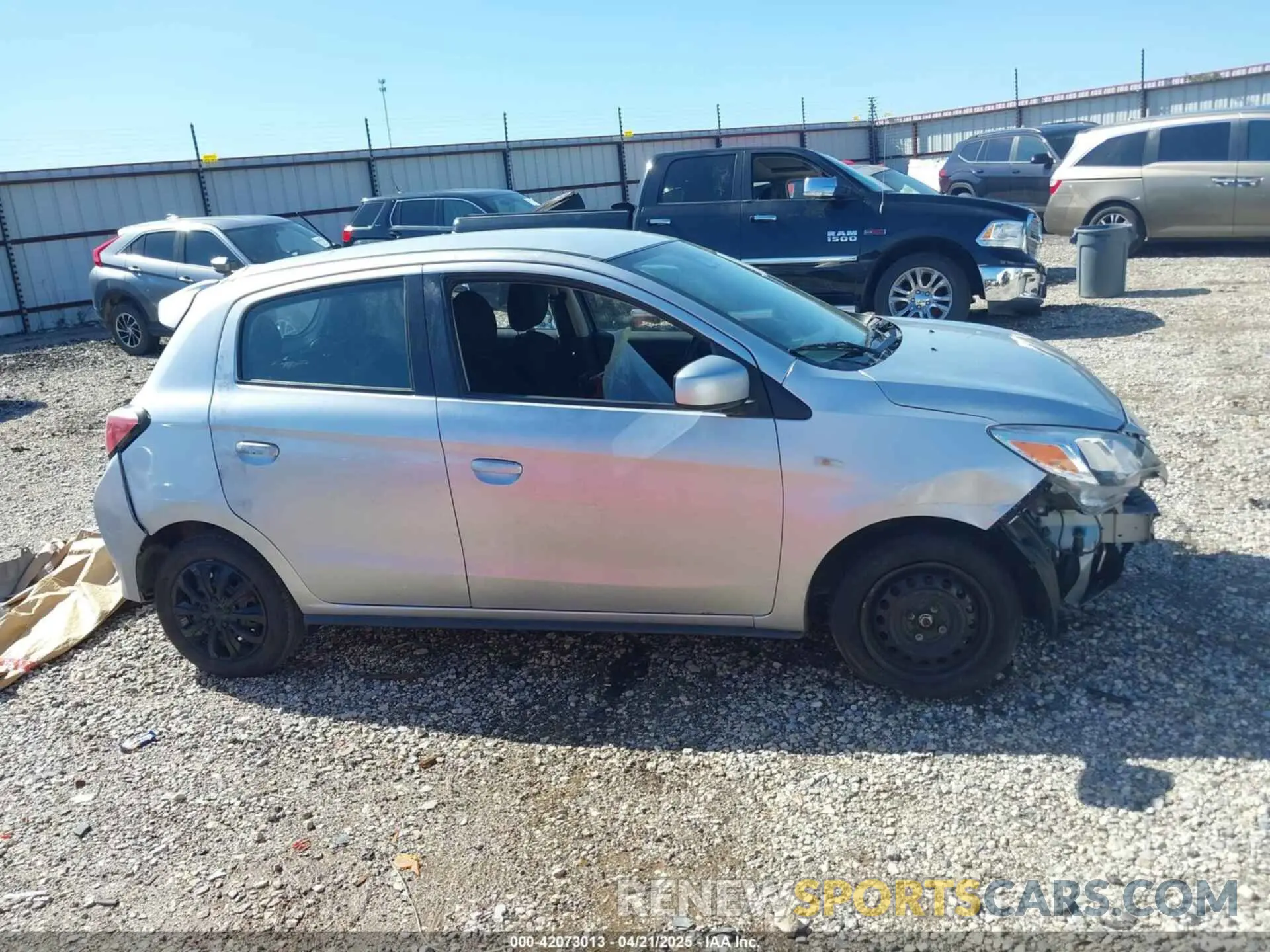 13 Photograph of a damaged car ML32AUHJ8MH003121 MITSUBISHI MIRAGE 2021