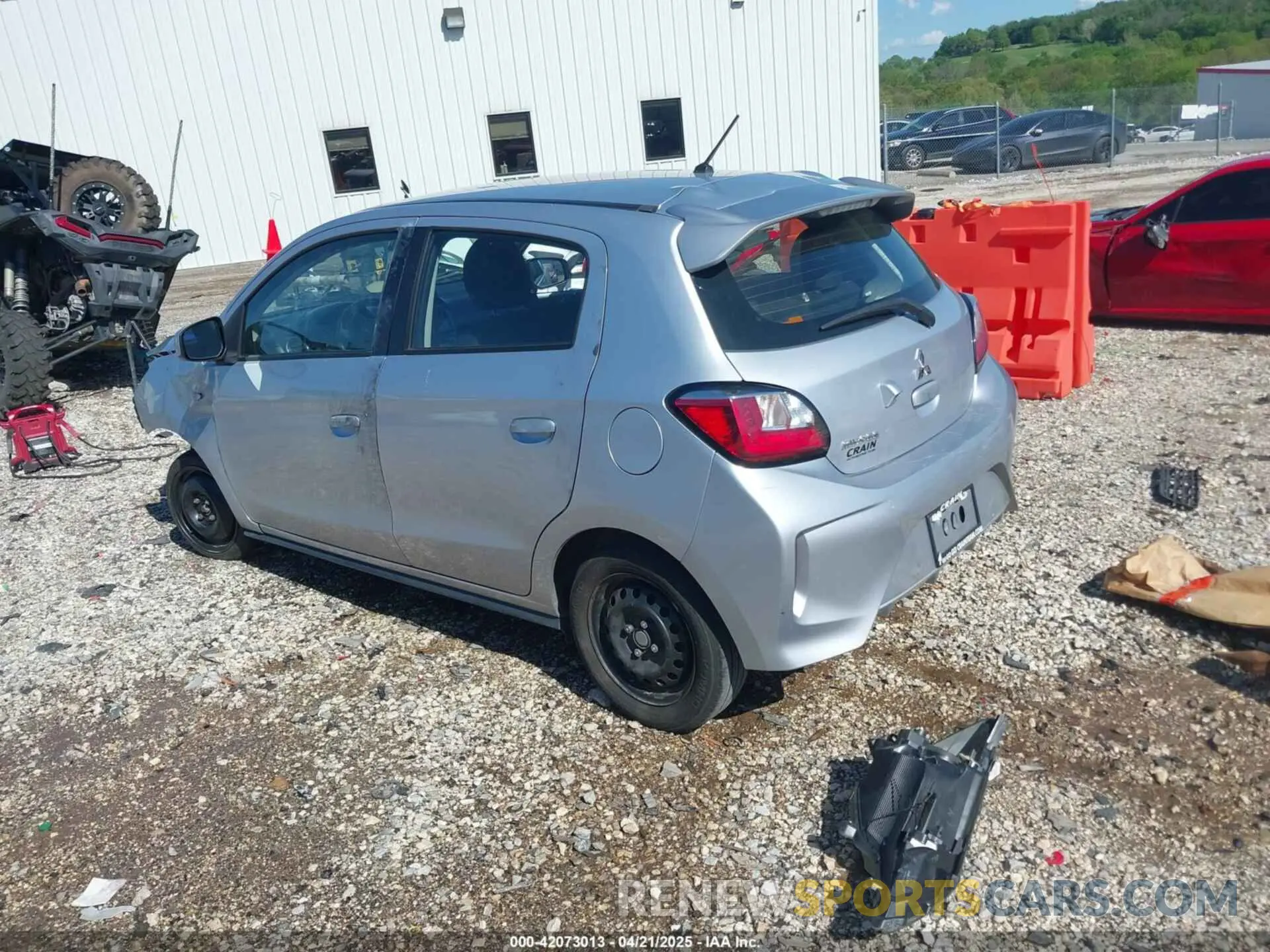 3 Photograph of a damaged car ML32AUHJ8MH003121 MITSUBISHI MIRAGE 2021