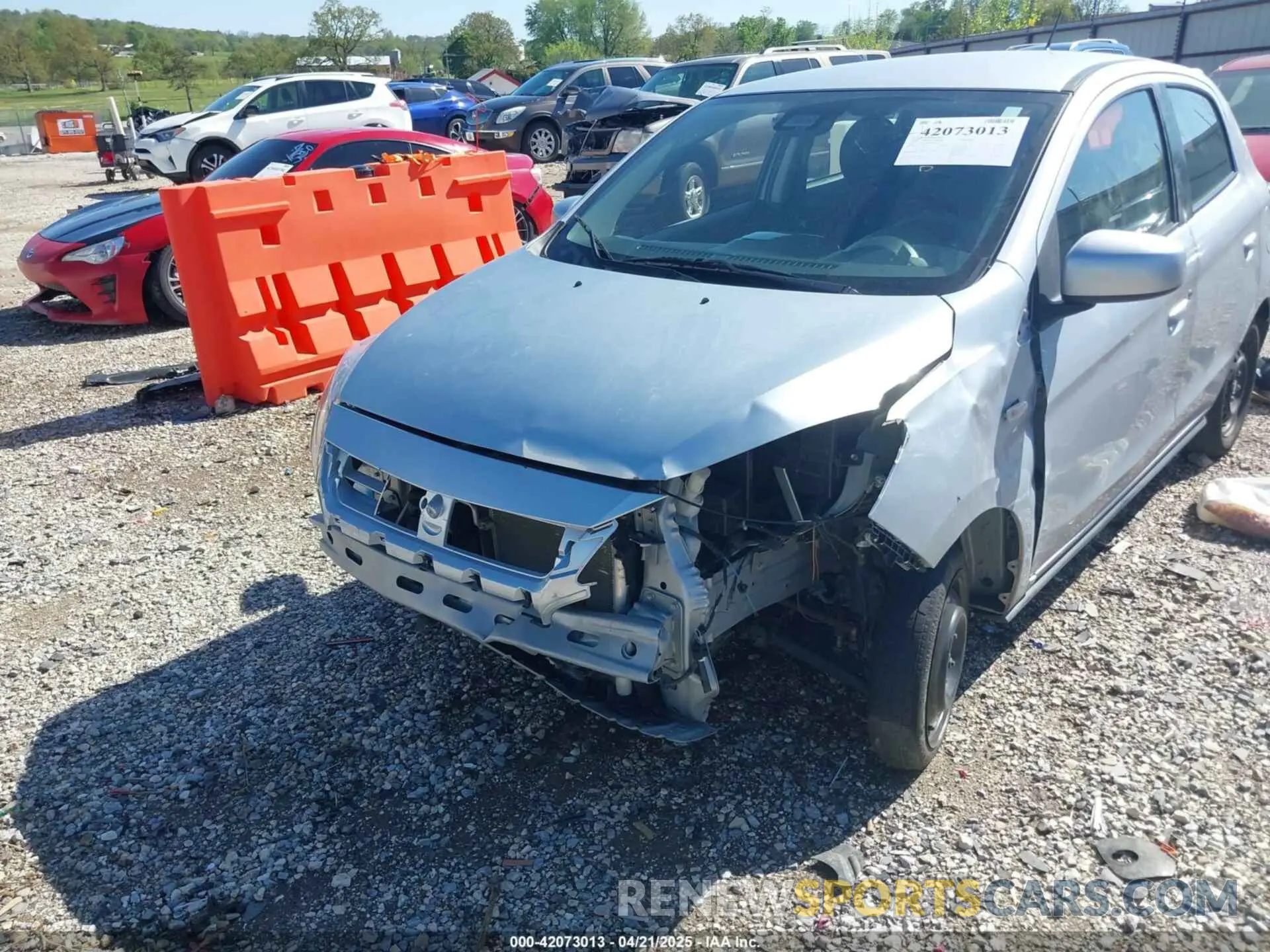 6 Photograph of a damaged car ML32AUHJ8MH003121 MITSUBISHI MIRAGE 2021