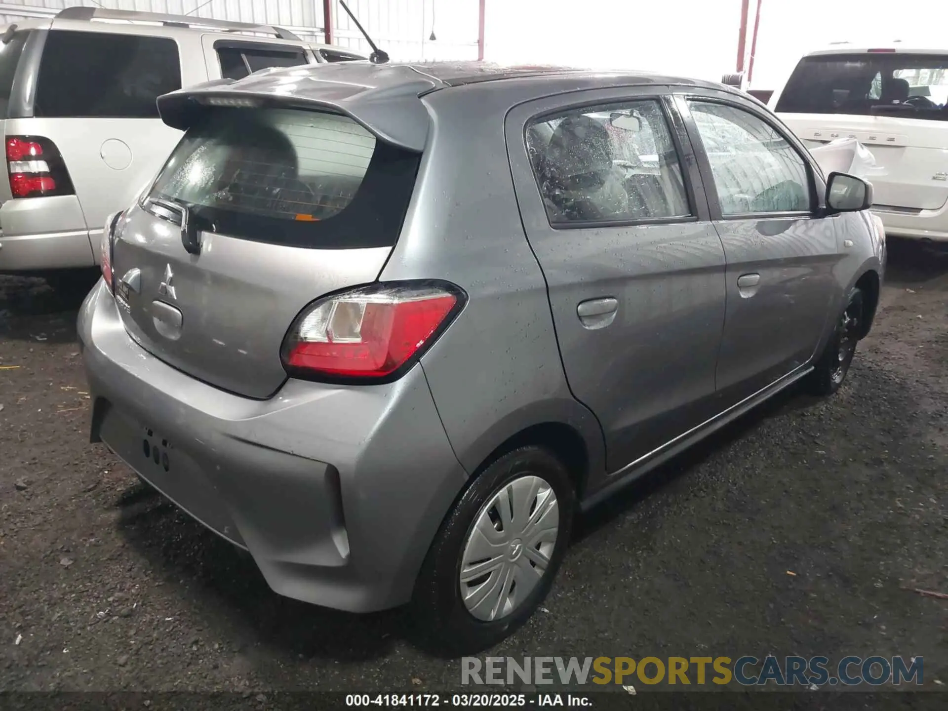 4 Photograph of a damaged car ML32AUHJ8MH005001 MITSUBISHI MIRAGE 2021