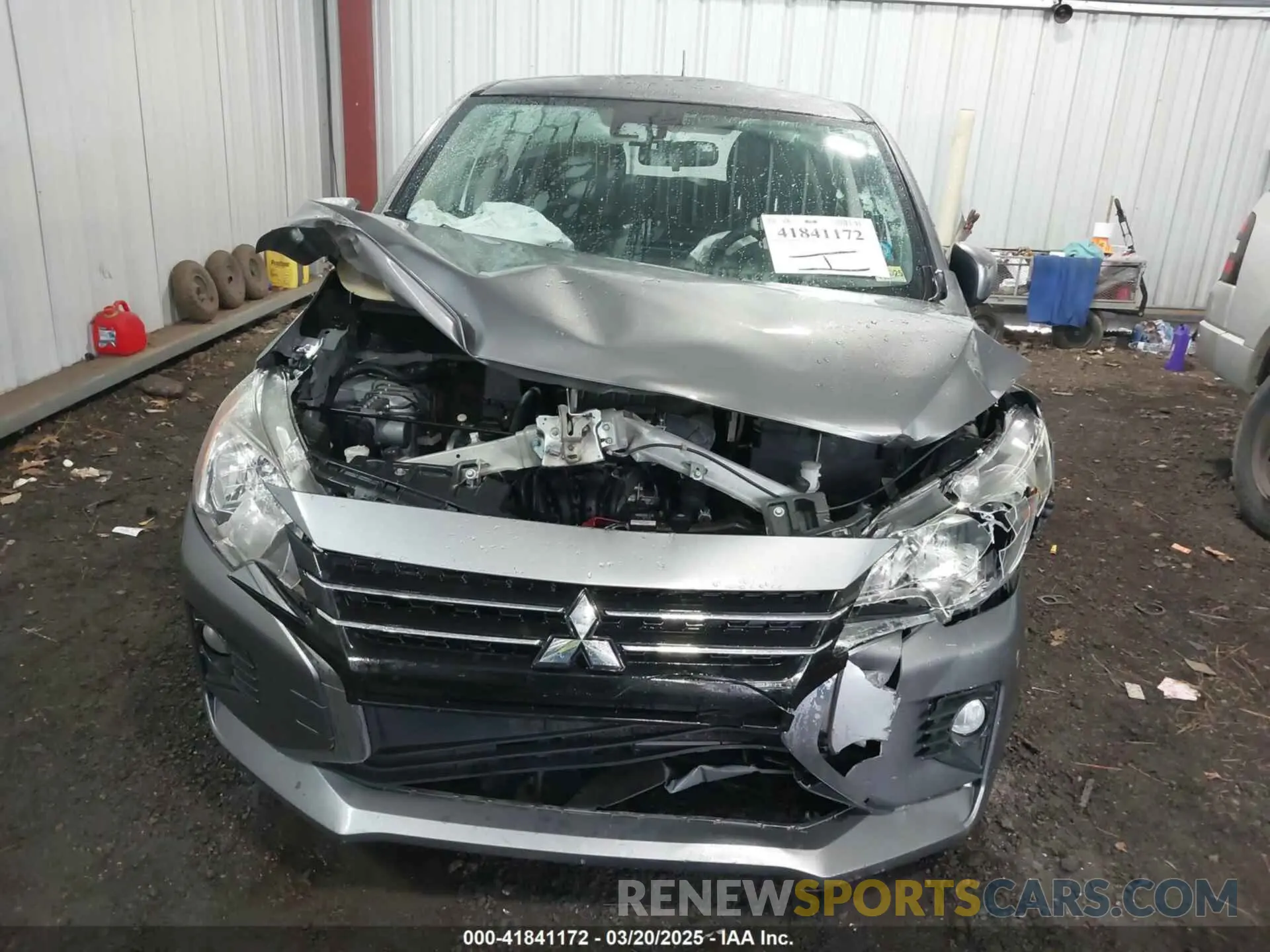 6 Photograph of a damaged car ML32AUHJ8MH005001 MITSUBISHI MIRAGE 2021