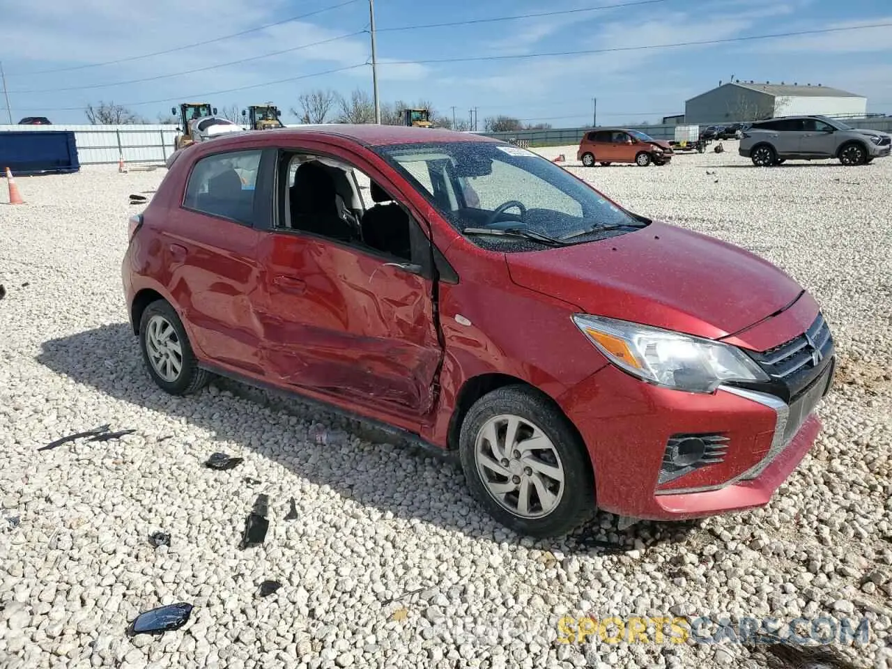4 Photograph of a damaged car ML32AUHJ8MH007878 MITSUBISHI MIRAGE 2021
