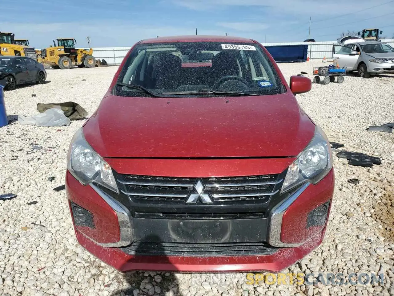 5 Photograph of a damaged car ML32AUHJ8MH007878 MITSUBISHI MIRAGE 2021